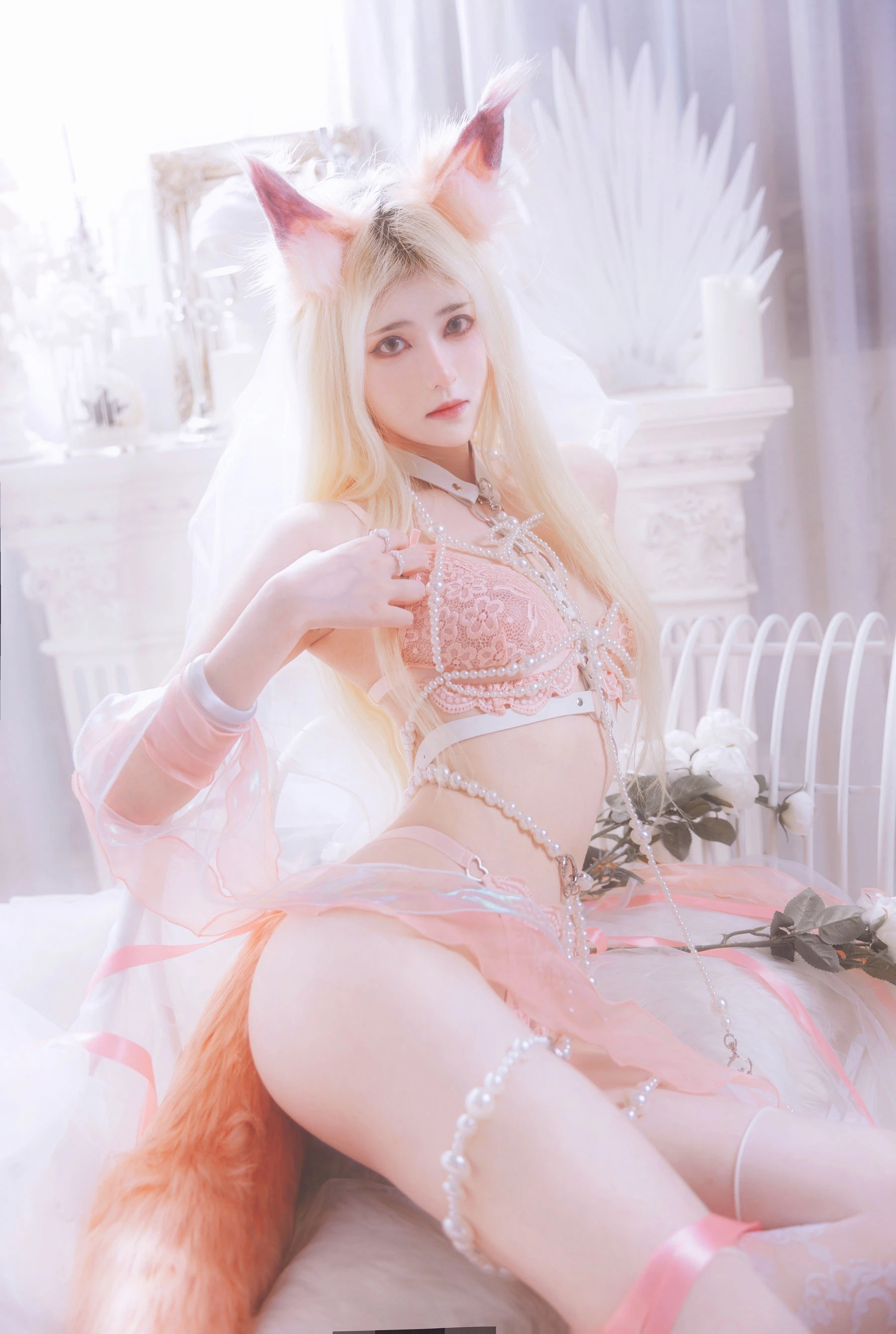 [小蘿莉]吳雨萌寫真館高清攝影珍藏：吳雨萌魅惑演繹美胸完美氣質綻放寫真藝術 - 22