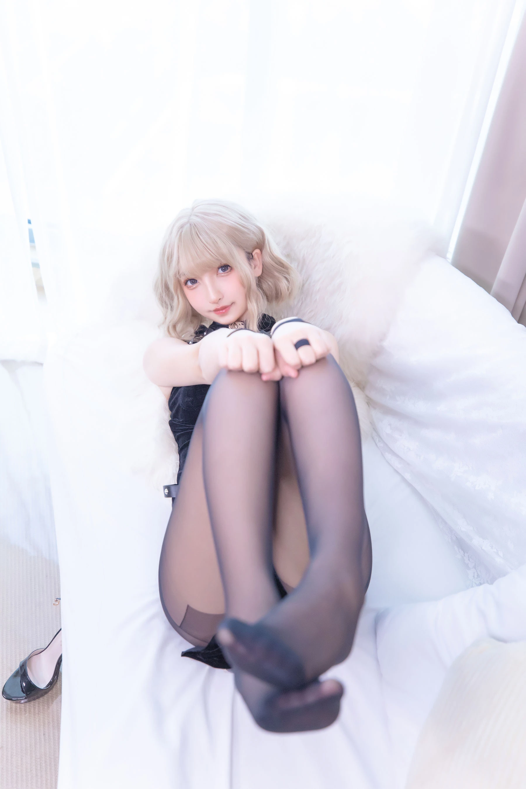 [Cosplay]曹梓涵曹梓涵私藏超清圖集：攝影棚時尚風採演繹美腿寫真合集 - 36