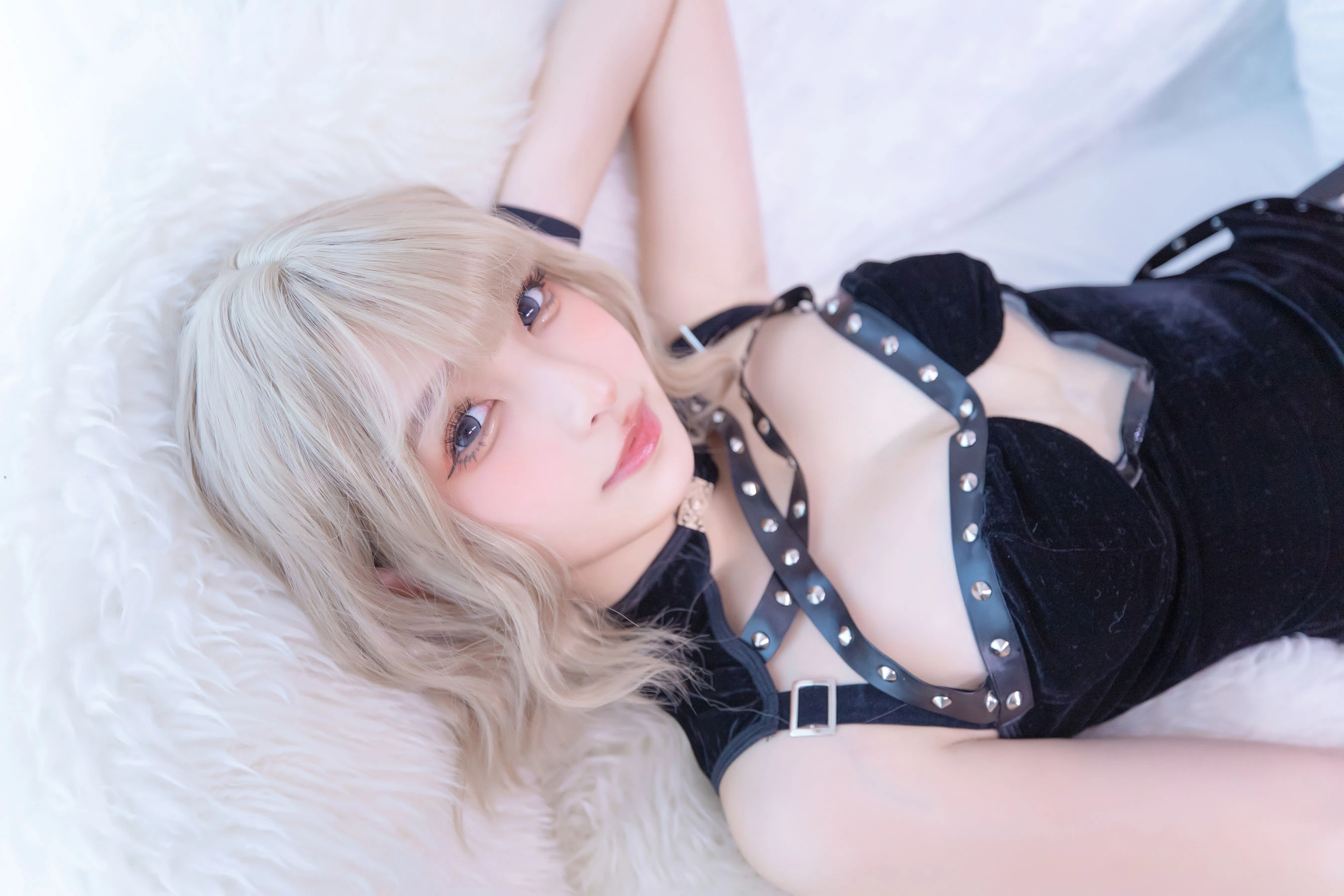 [Cosplay]曹梓涵曹梓涵私藏超清圖集：攝影棚時尚風採演繹美腿寫真合集 - 47