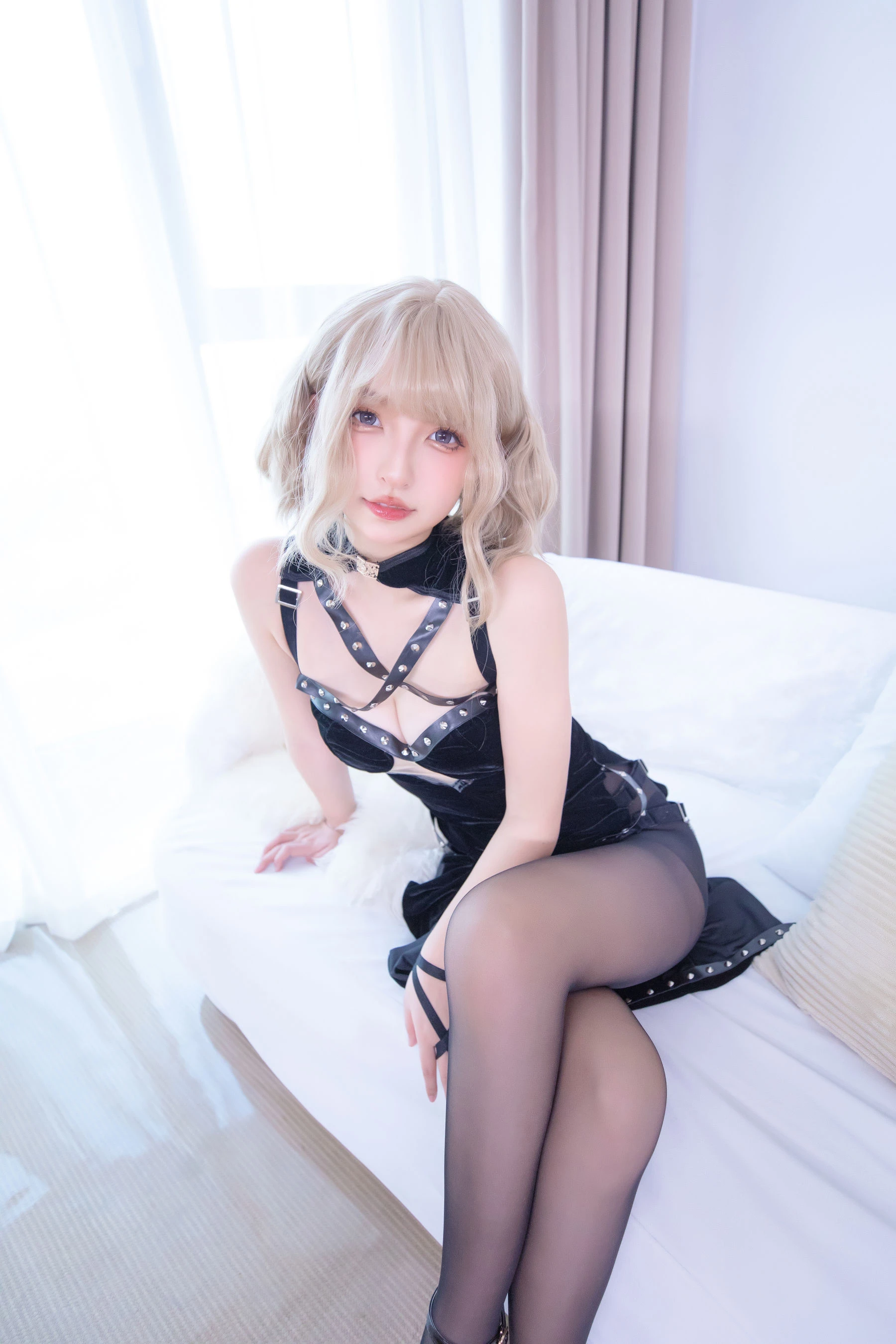 [Cosplay]曹梓涵曹梓涵私藏超清圖集：攝影棚時尚風採演繹美腿寫真合集 - 9