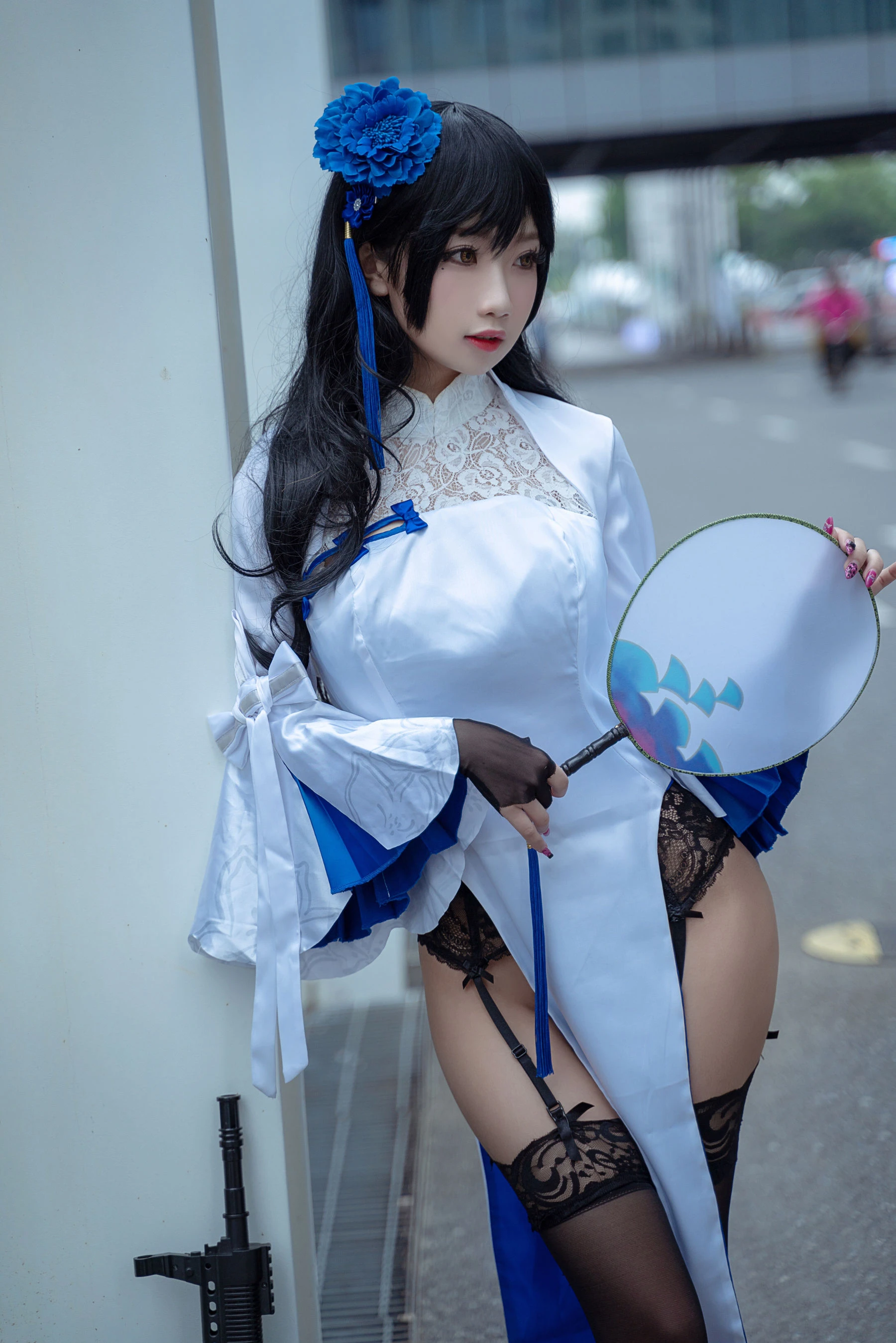 [美女]王子萱王子萱火辣格調美圖大賞：街拍大圖美圖演繹翹臀誘惑美學 - 1