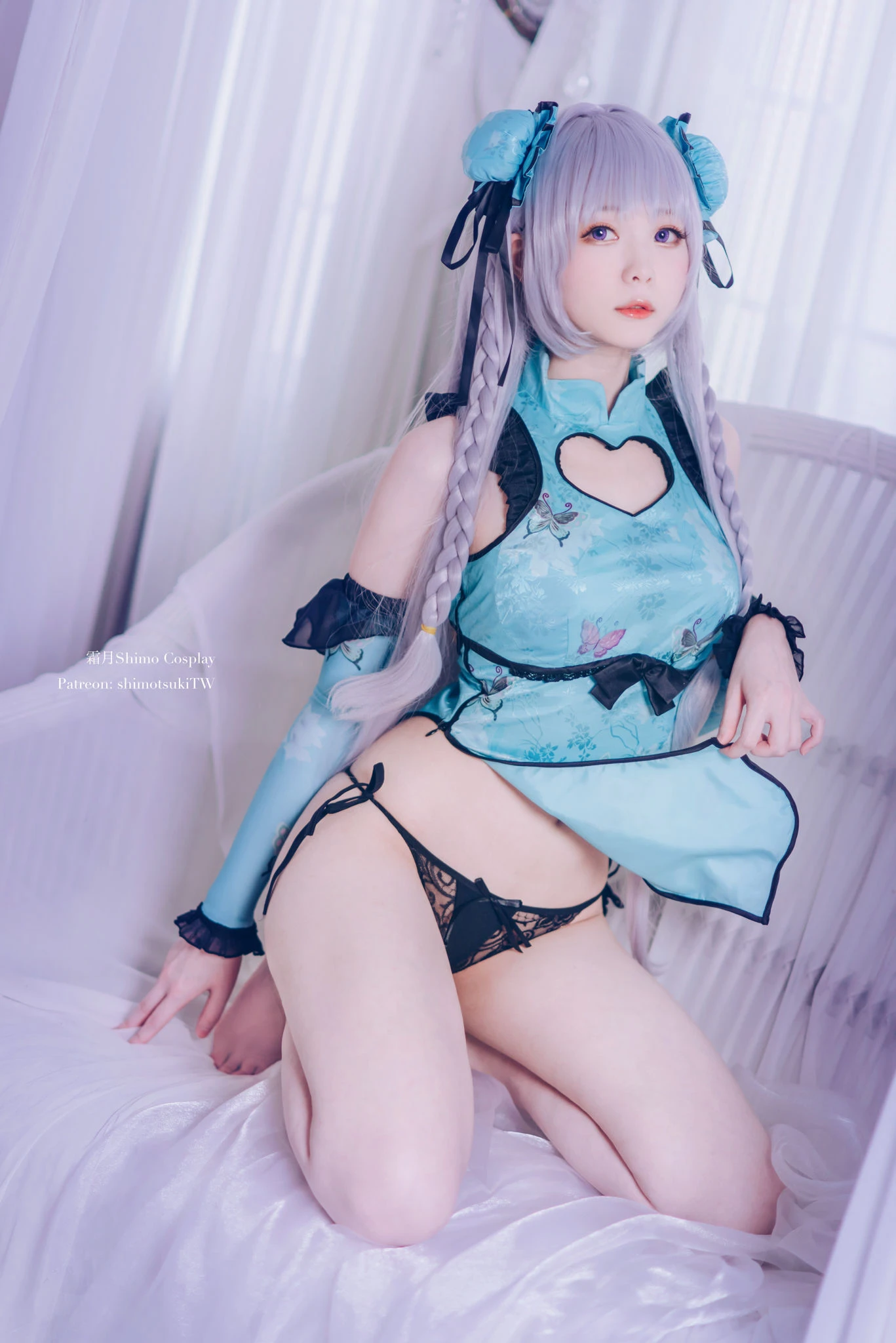 [美女]陳詩琪超清大片作品：寫真館攝影性感詮釋陳詩琪長腿曲線氣質綻放寫真集 - 14
