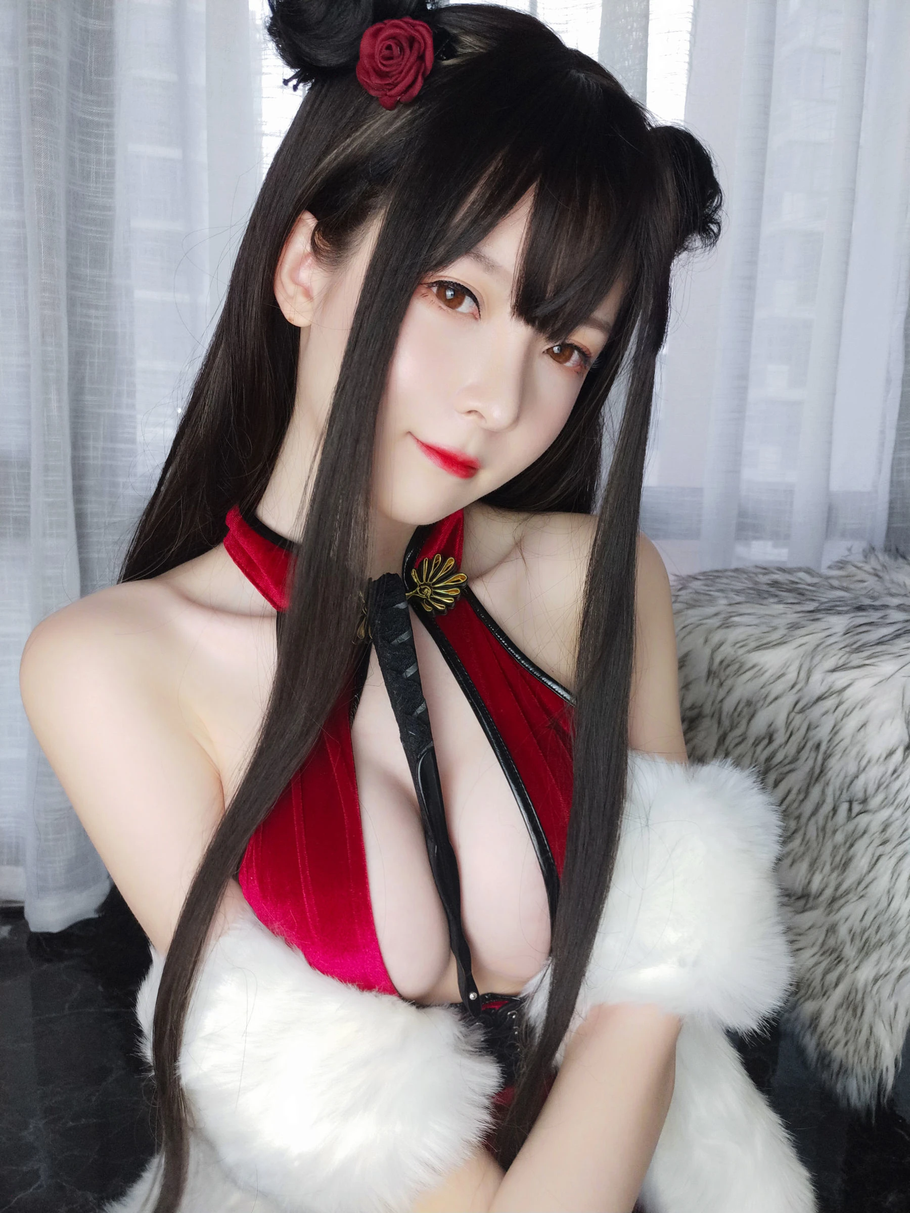 [美女]徐思瑤美圖圖集精選：徐思瑤性感韻味於室內彰顯蜂腰曲線首發攝影 - 33