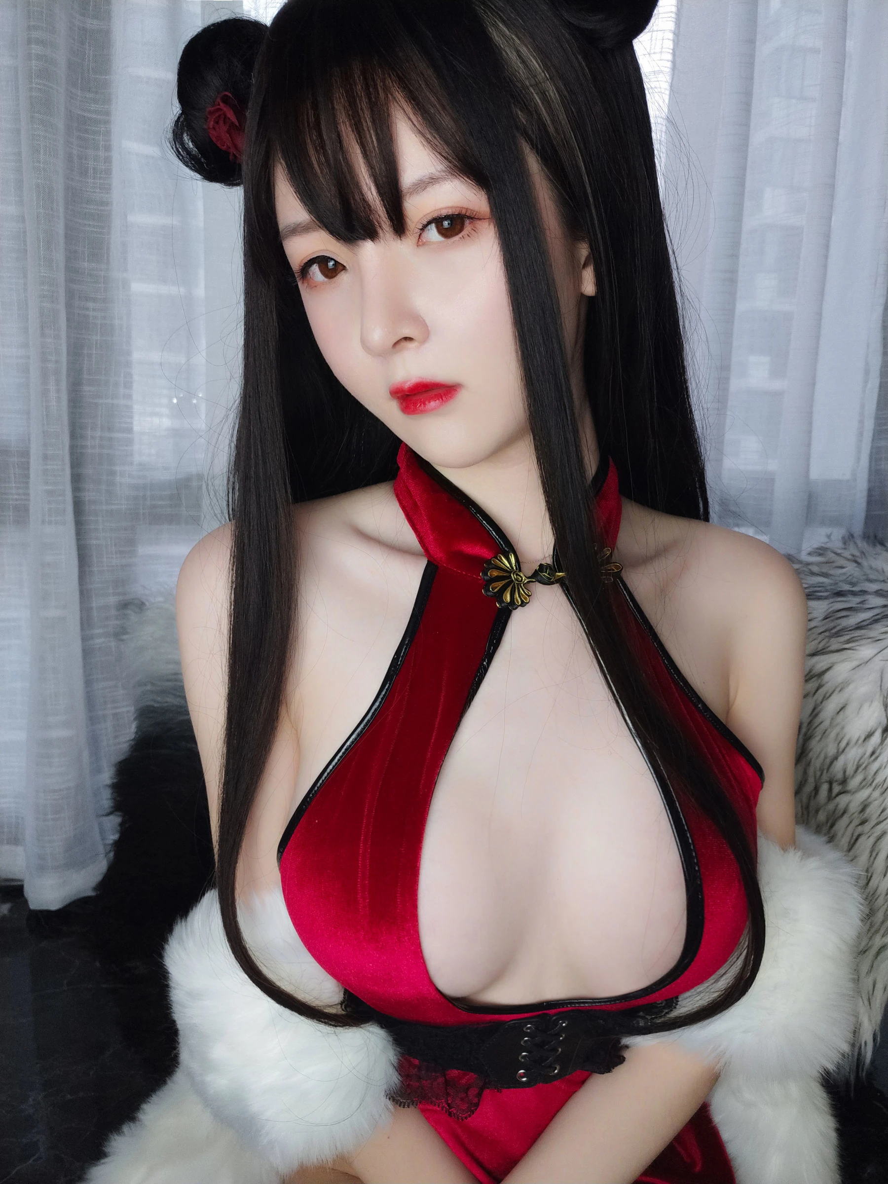 [美女]徐思瑤美圖圖集精選：徐思瑤性感韻味於室內彰顯蜂腰曲線首發攝影 - 37