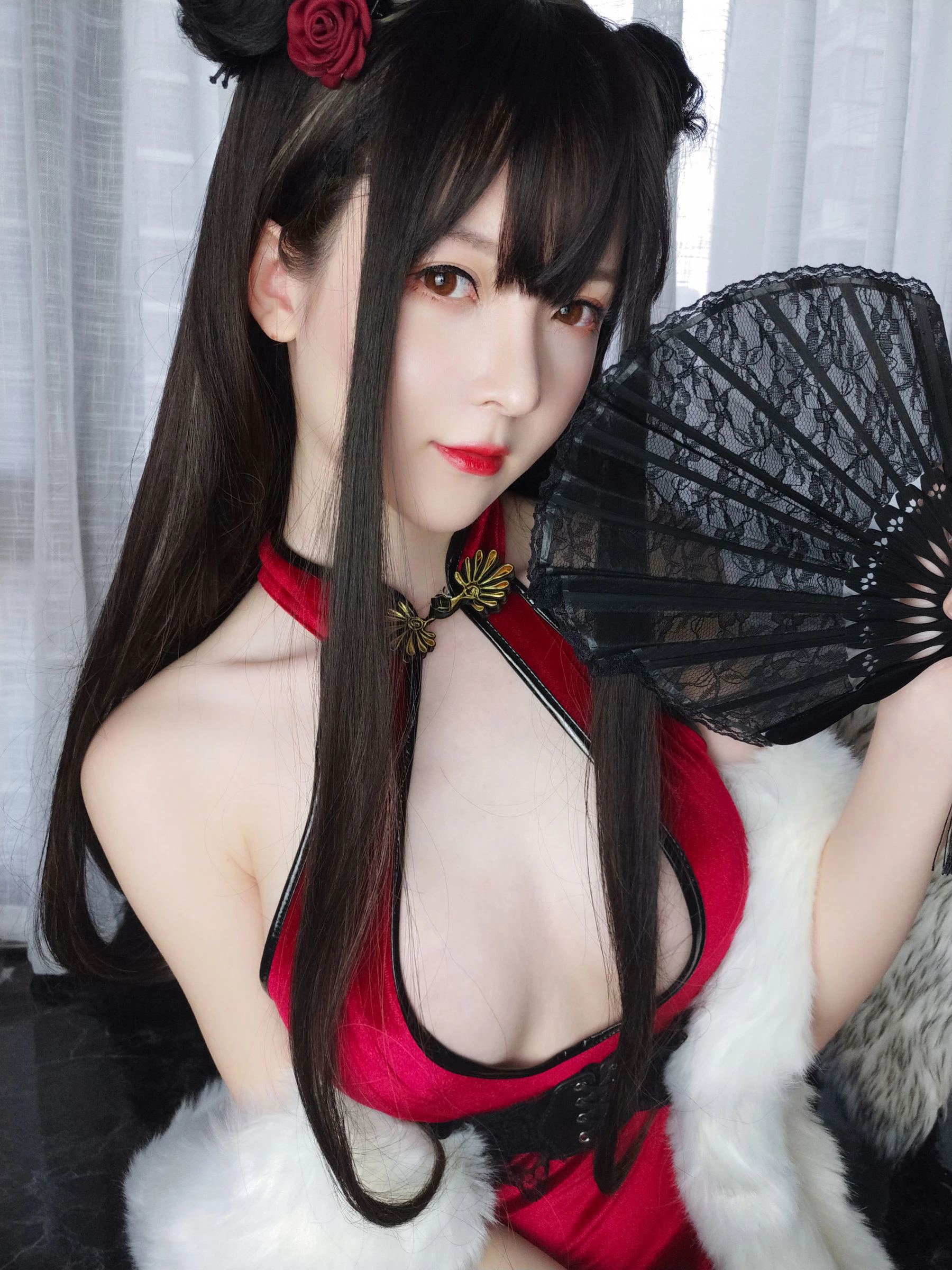[美女]徐思瑤美圖圖集精選：徐思瑤性感韻味於室內彰顯蜂腰曲線首發攝影 - 42