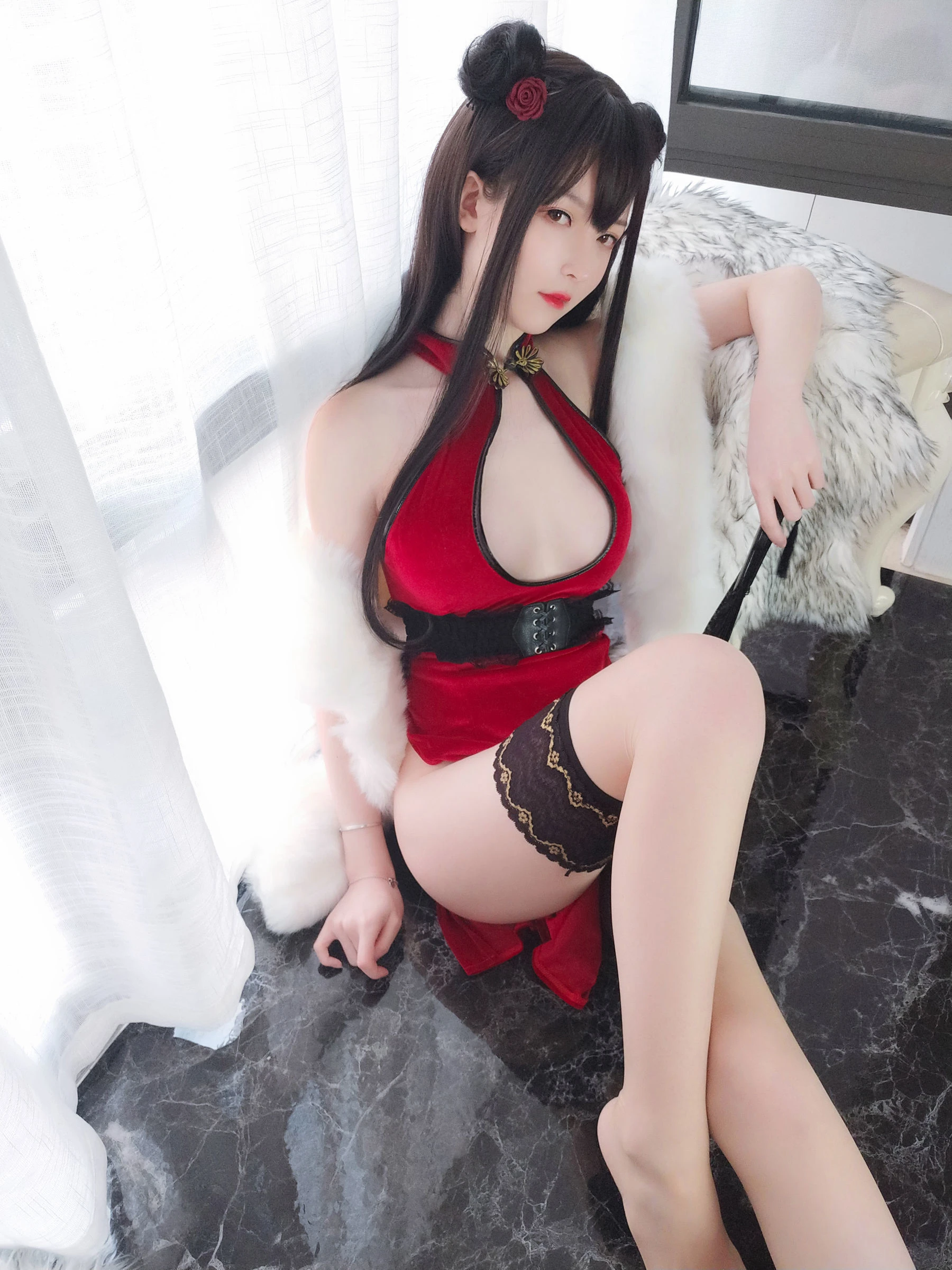[美女]徐思瑤美圖圖集精選：徐思瑤性感韻味於室內彰顯蜂腰曲線首發攝影 - 61