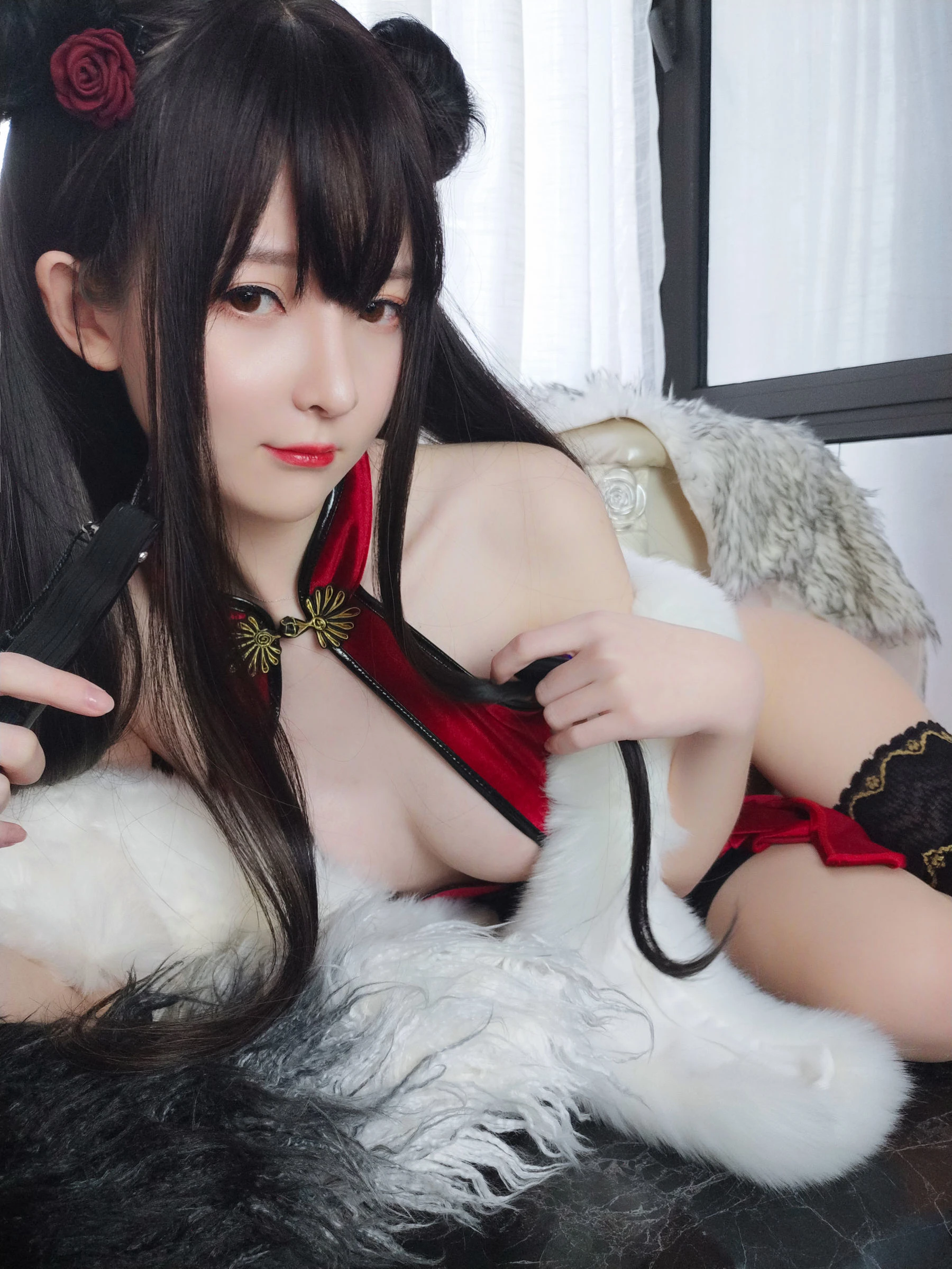 [美女]徐思瑤美圖圖集精選：徐思瑤性感韻味於室內彰顯蜂腰曲線首發攝影 - 63