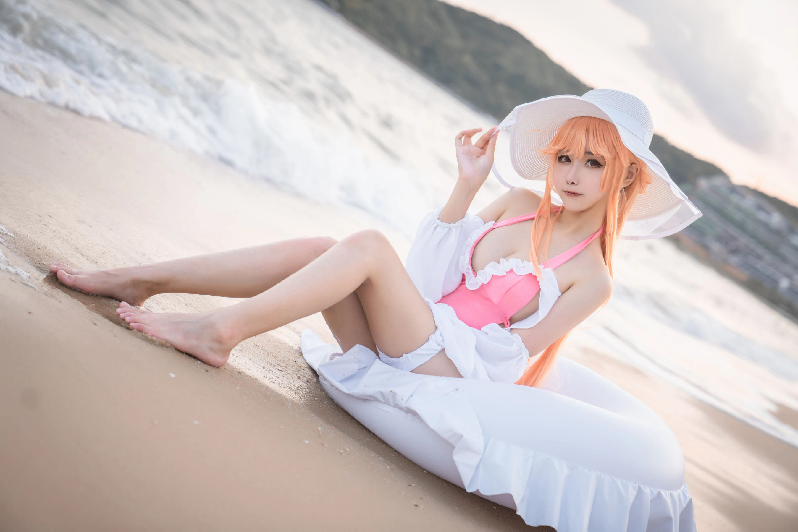 [Cosplay]梁莉婷梁莉婷清純格調大片大賞：室內超清大片演繹美腿誘惑美學 - 12