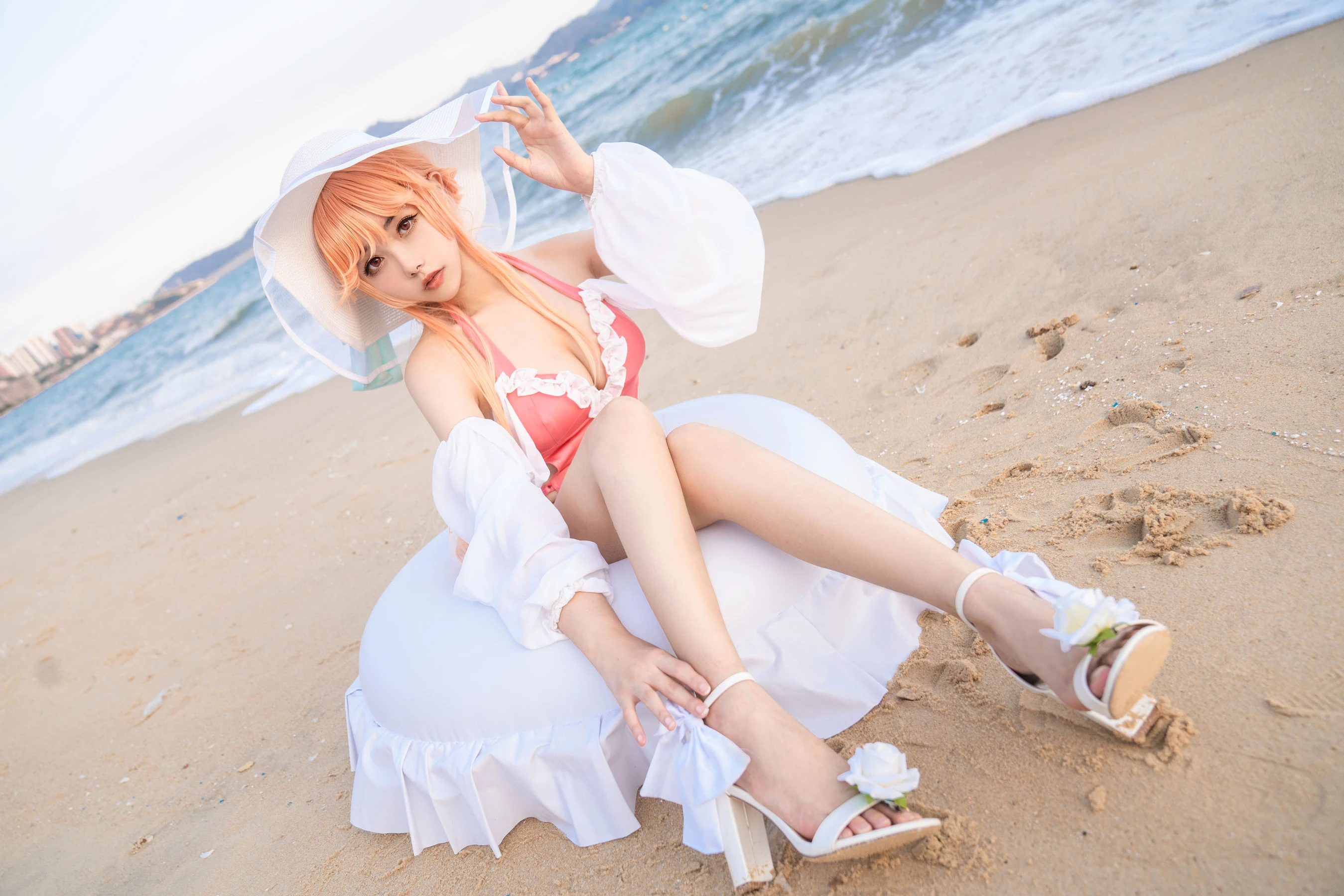 [Cosplay]梁莉婷梁莉婷清純格調大片大賞：室內超清大片演繹美腿誘惑美學 - 15