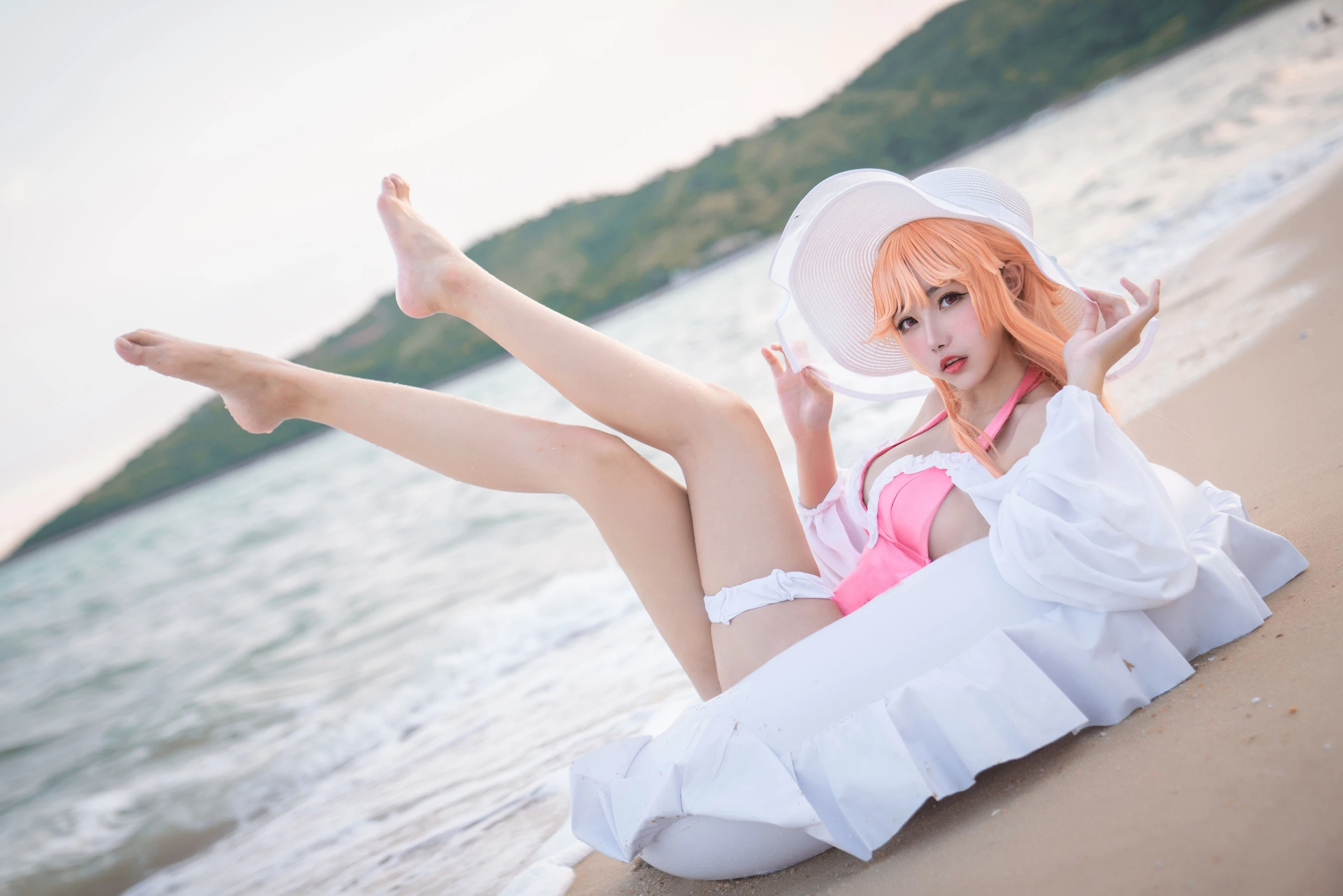 [Cosplay]梁莉婷梁莉婷清純格調大片大賞：室內超清大片演繹美腿誘惑美學 - 17