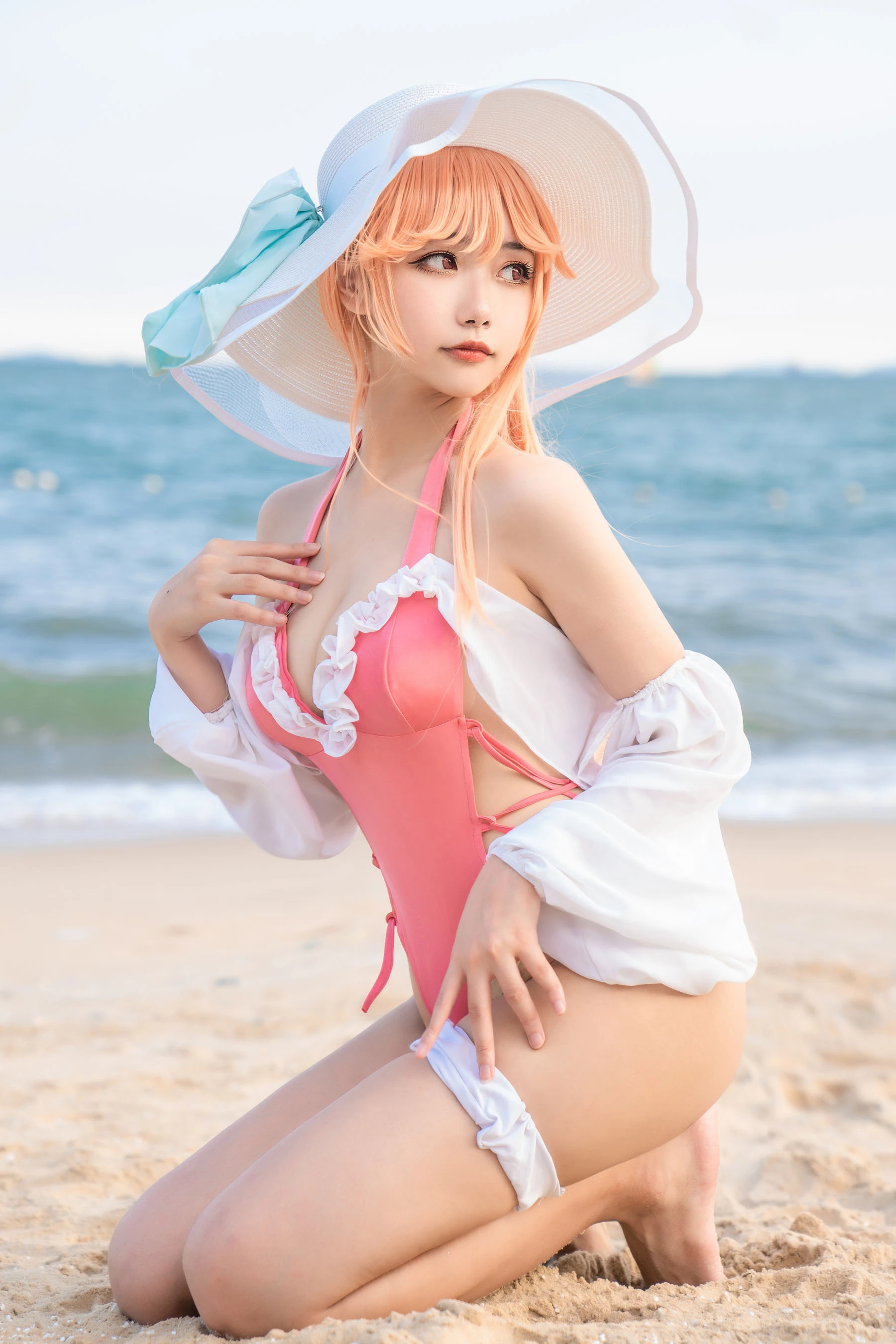 [Cosplay]梁莉婷梁莉婷清純格調大片大賞：室內超清大片演繹美腿誘惑美學 - 18
