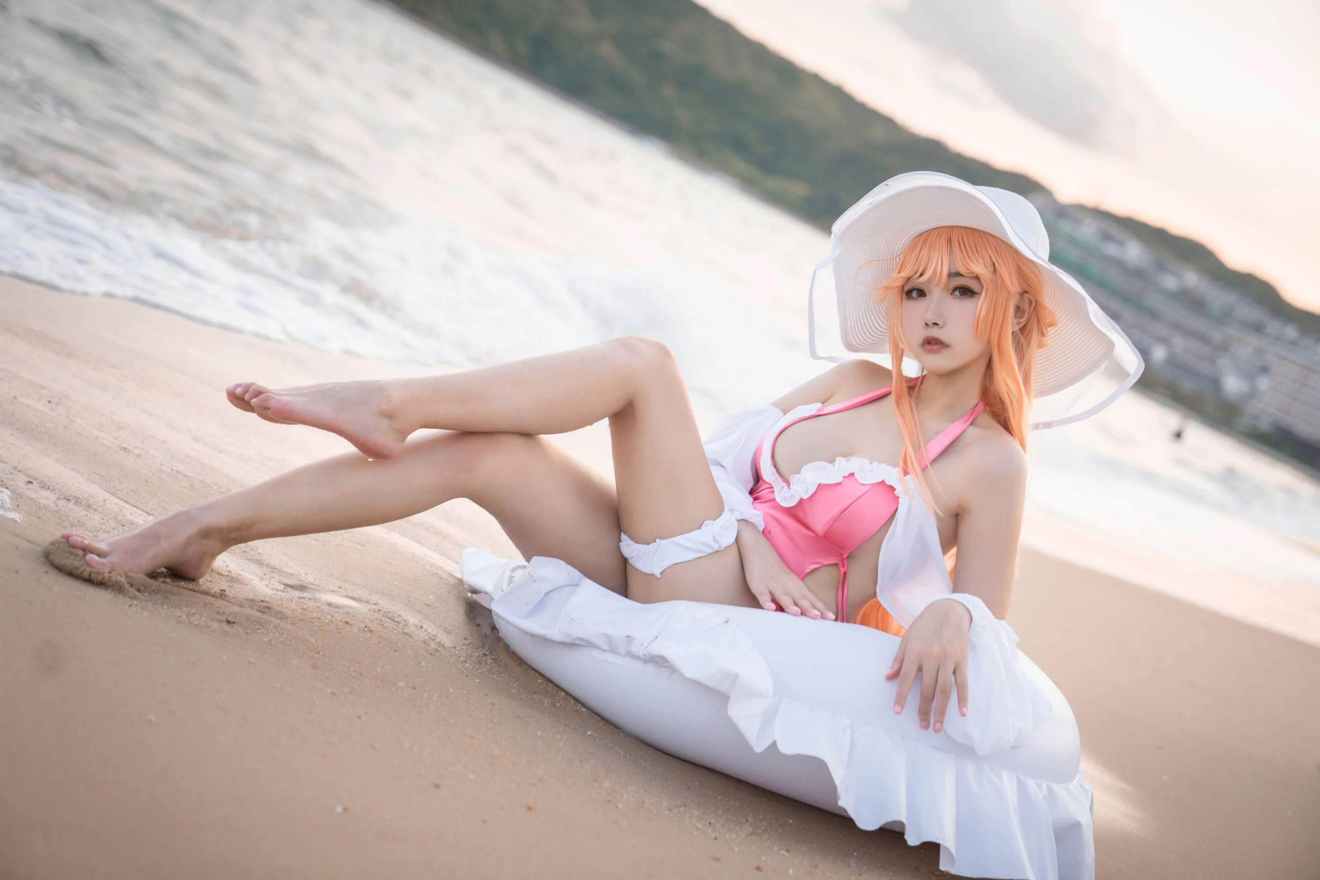 [Cosplay]梁莉婷梁莉婷清純格調大片大賞：室內超清大片演繹美腿誘惑美學 - 20