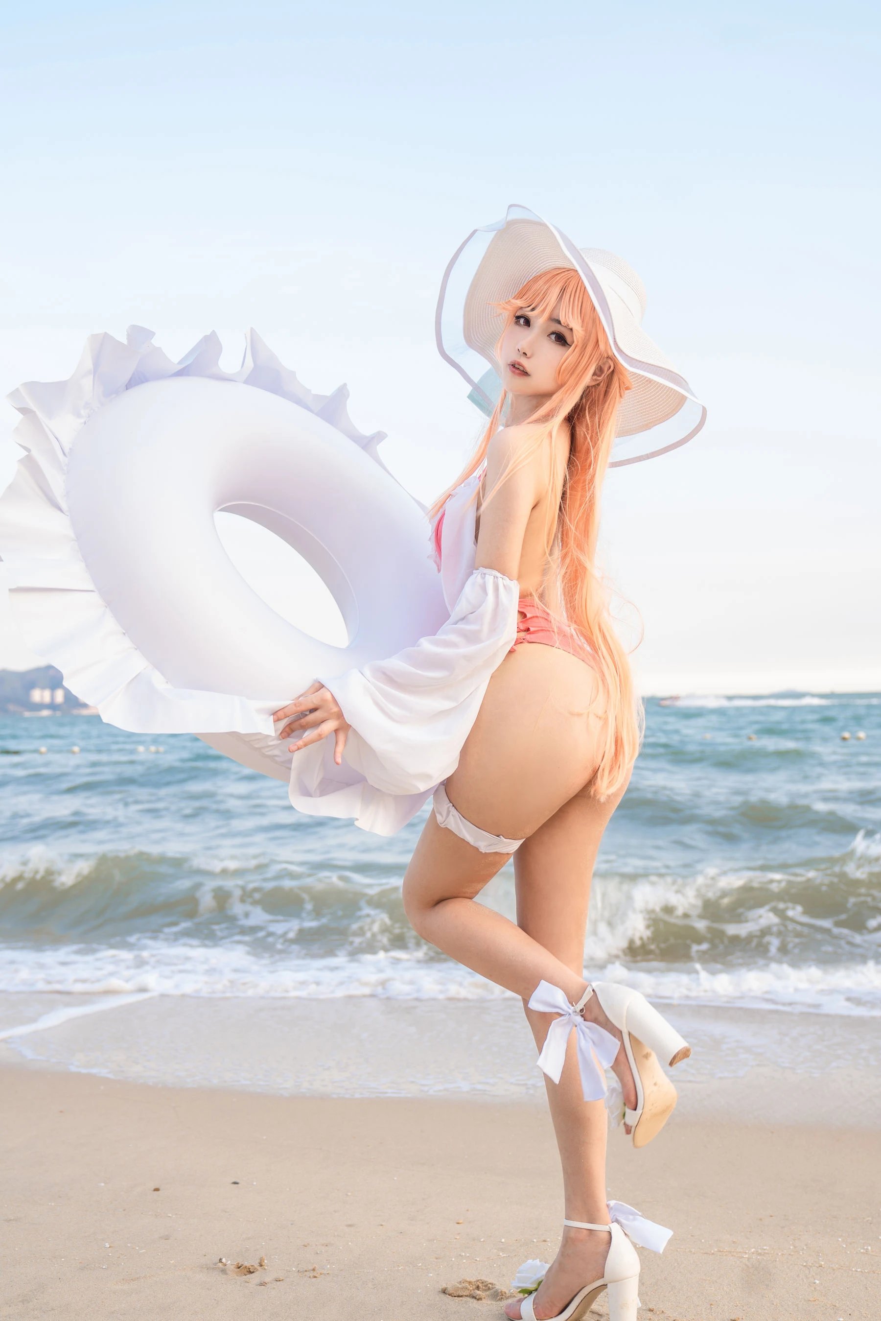 [Cosplay]梁莉婷梁莉婷清純格調大片大賞：室內超清大片演繹美腿誘惑美學 - 3