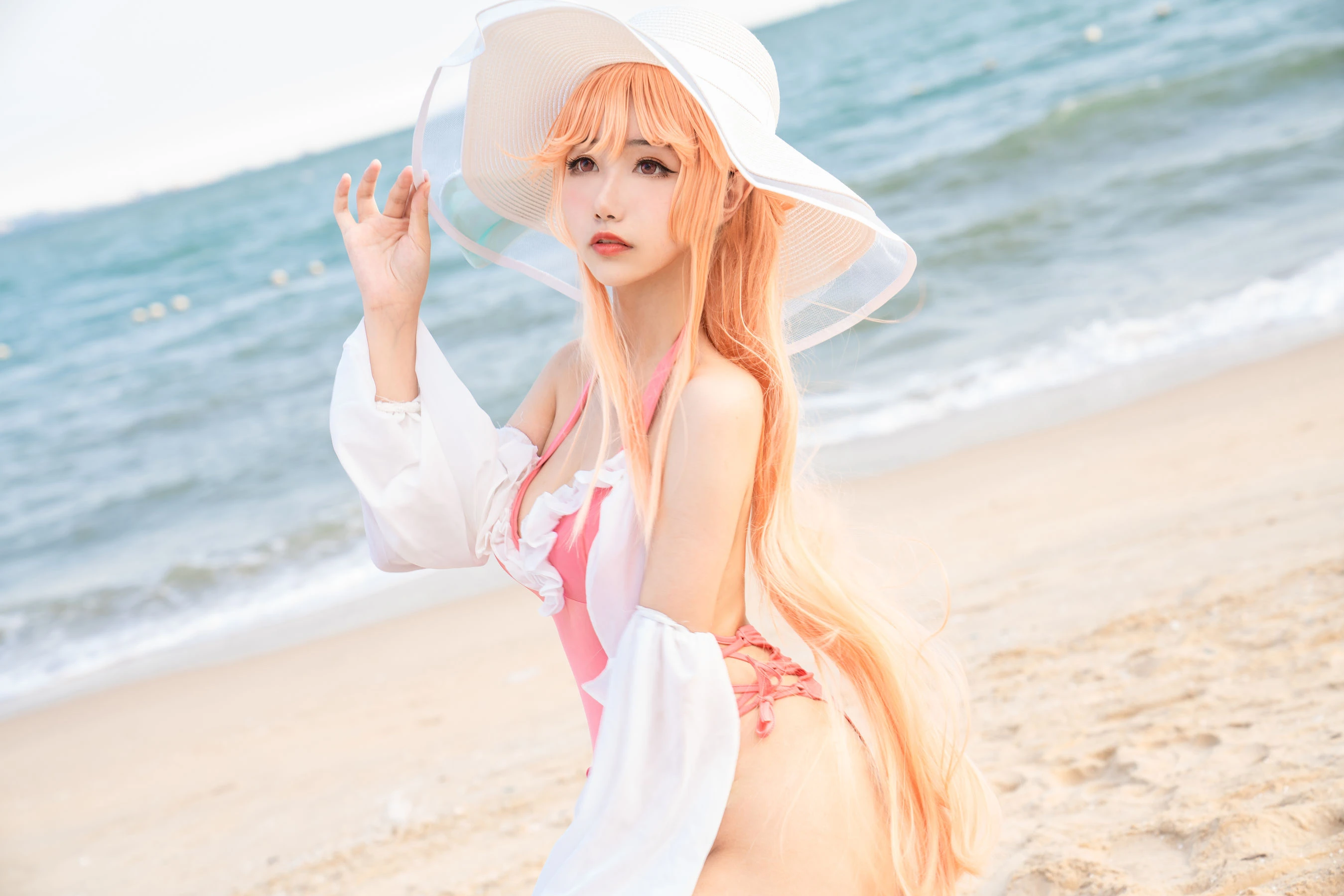 [Cosplay]梁莉婷梁莉婷清純格調大片大賞：室內超清大片演繹美腿誘惑美學 - 5