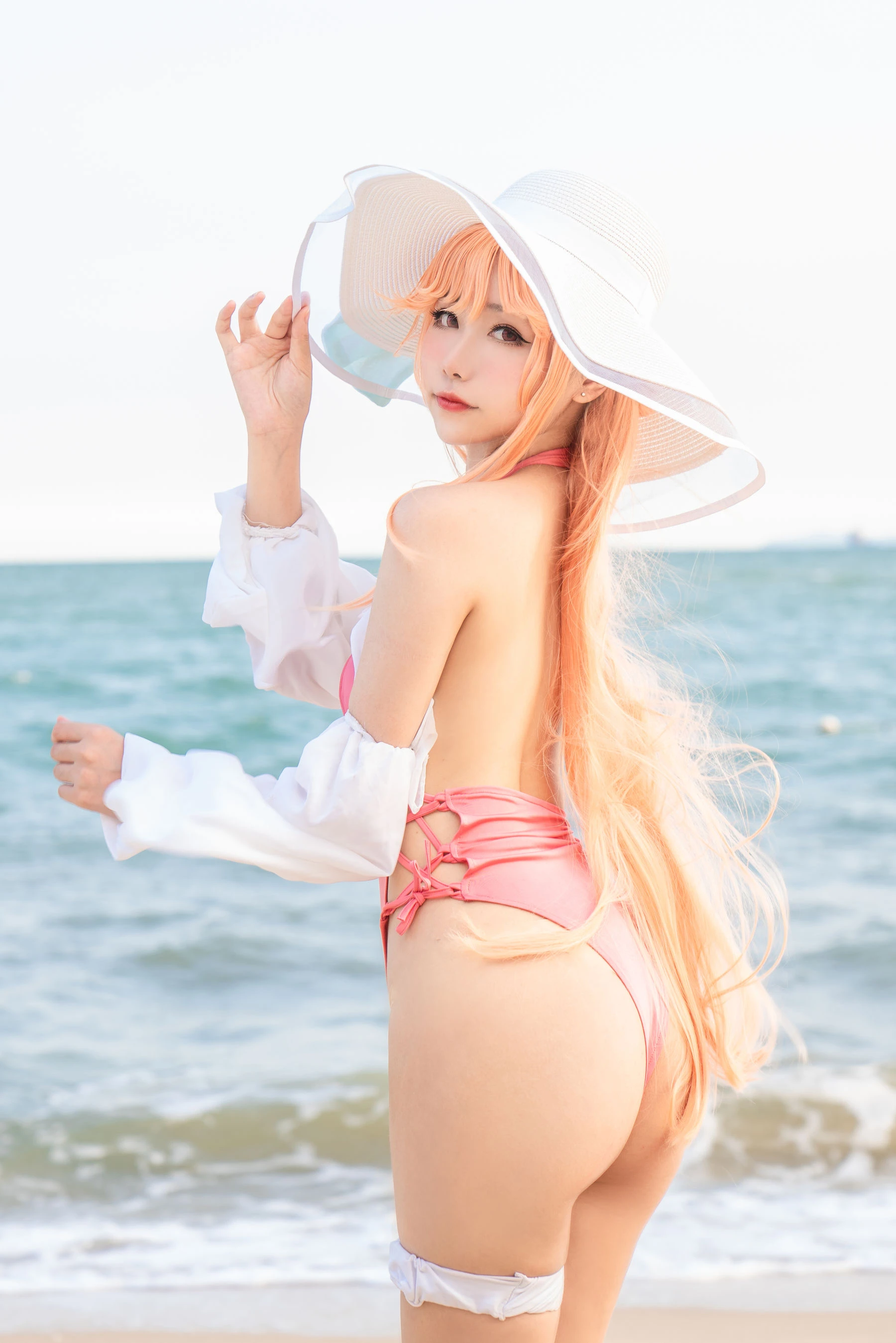 [Cosplay]梁莉婷梁莉婷清純格調大片大賞：室內超清大片演繹美腿誘惑美學 - 6