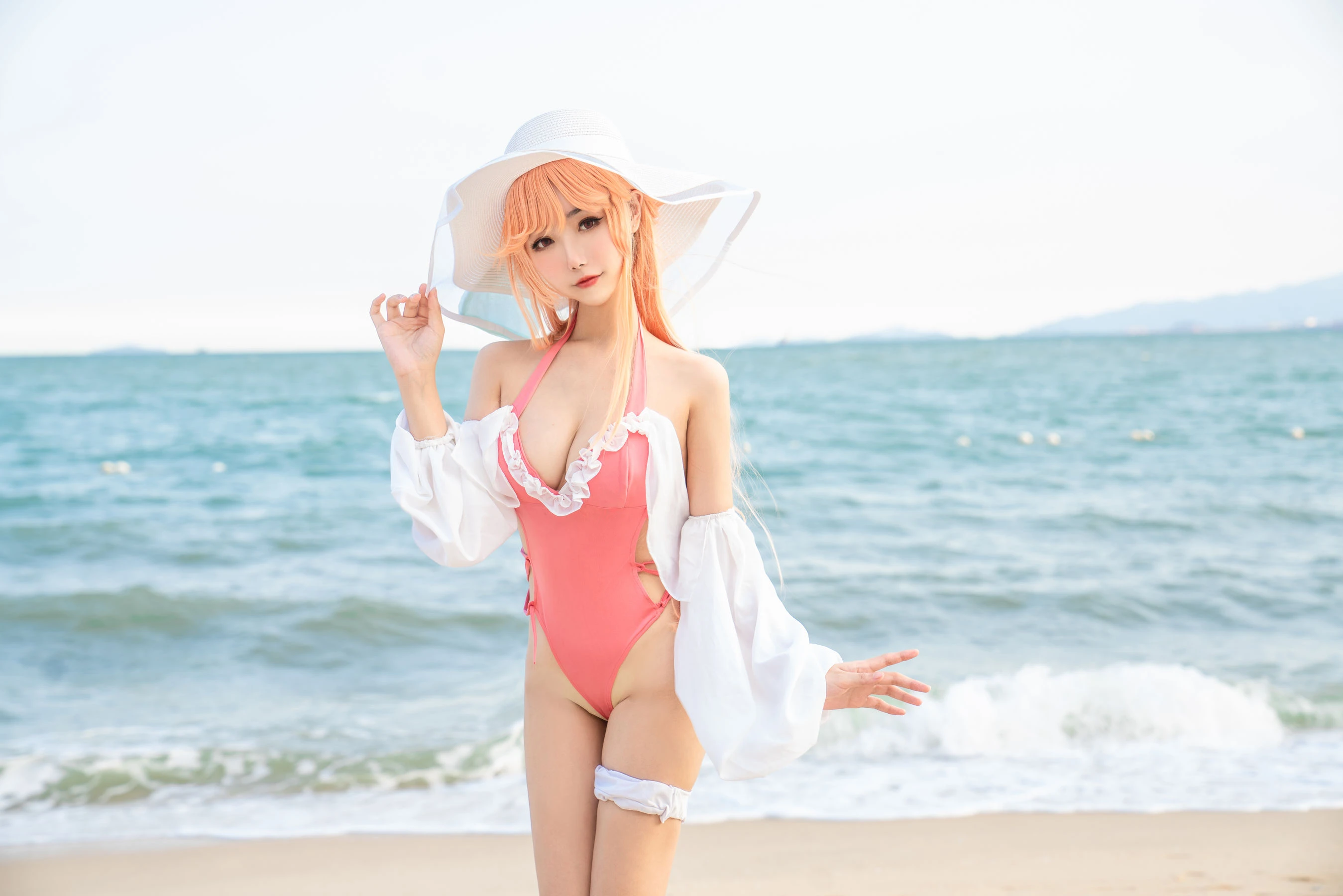 [Cosplay]梁莉婷梁莉婷清純格調大片大賞：室內超清大片演繹美腿誘惑美學 - 8