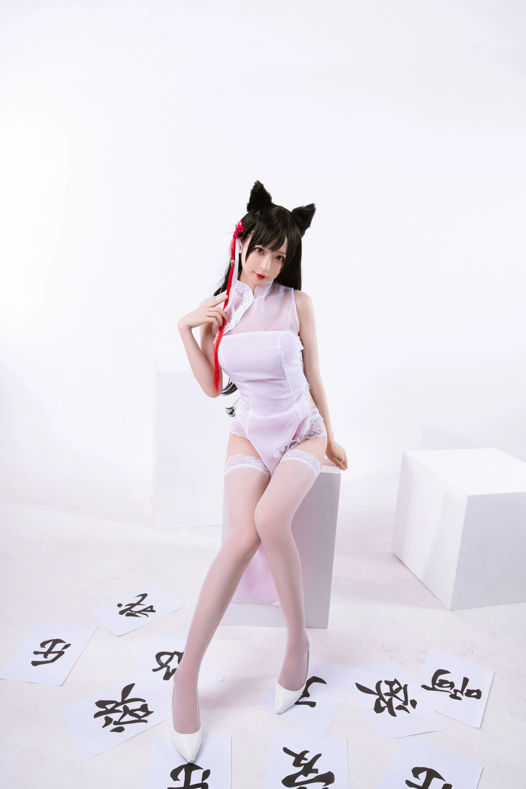 苗慄正午車模美照 – 活潑魅力室內實錄珍藏 - 7