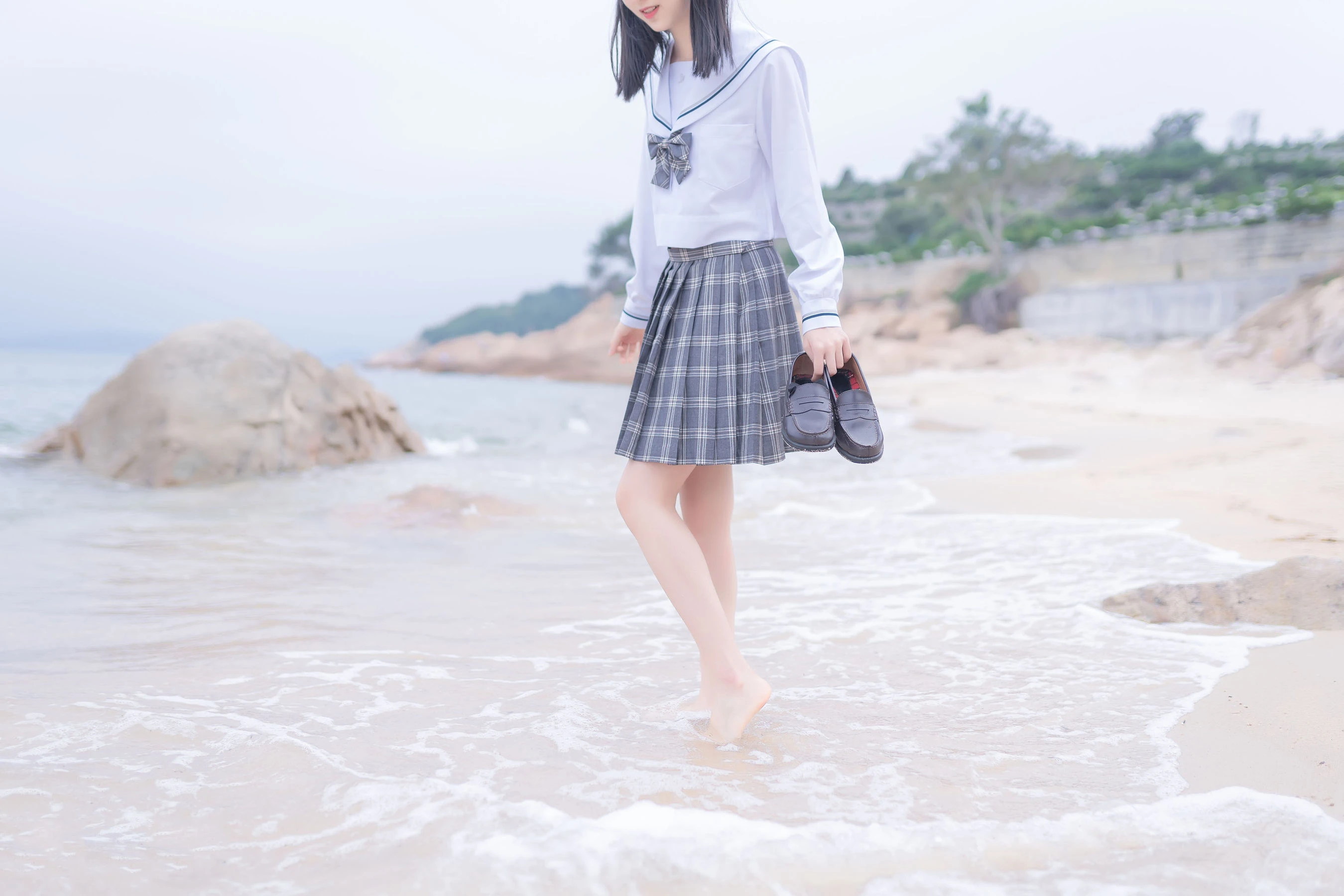 [嫩模]林雨含圖集圖集精選：林雨含甜美風採於自然光凸顯蜂腰曲線首發攝影 - 17
