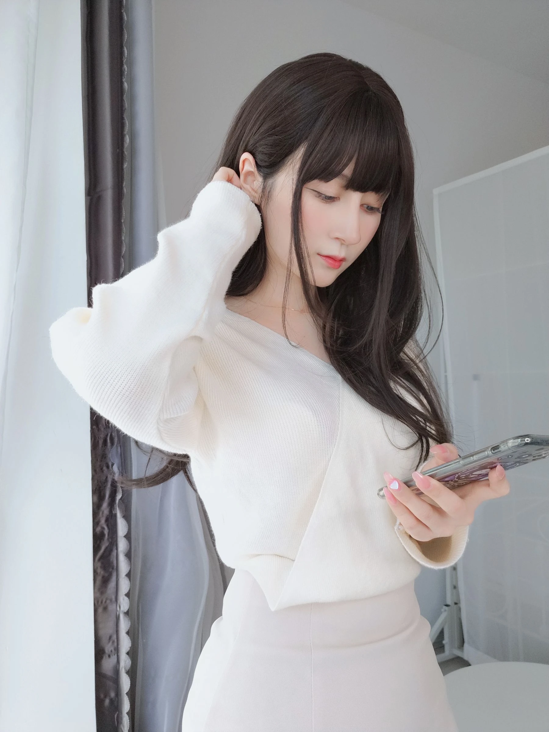 嫩模優雅自然光寫真 – 秋楓自信風格展現獨家 - 10