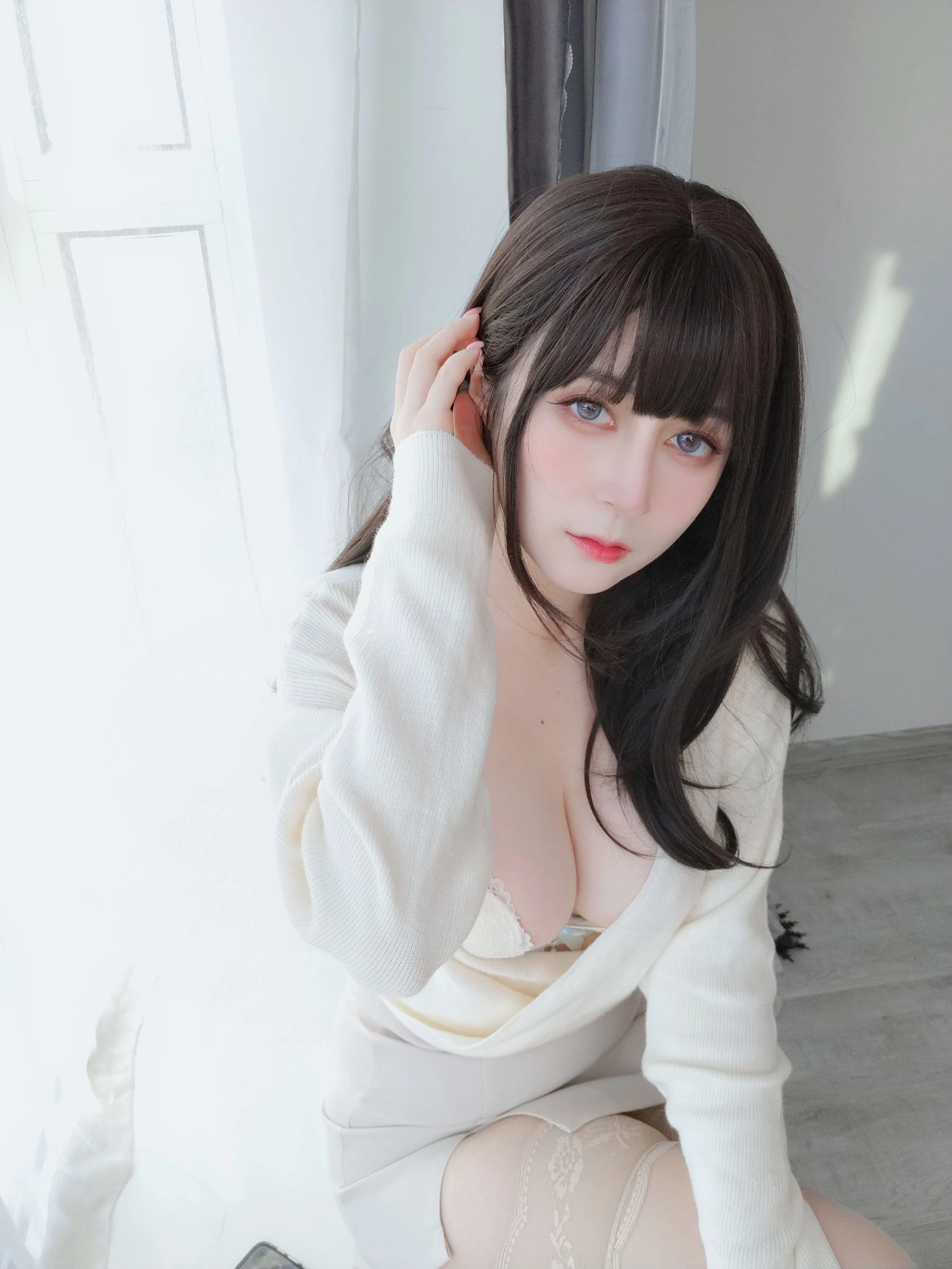 嫩模優雅自然光寫真 – 秋楓自信風格展現獨家 - 12
