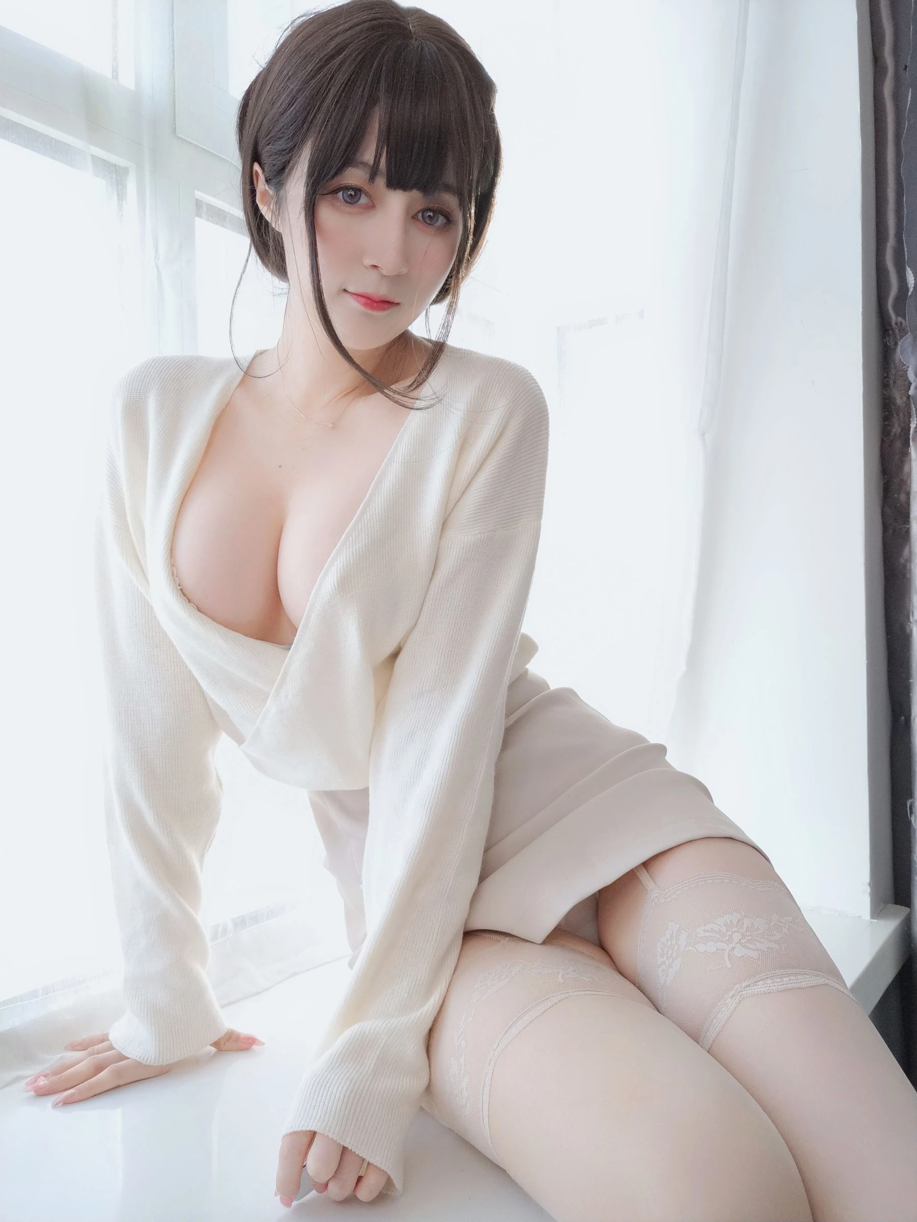 嫩模優雅自然光寫真 – 秋楓自信風格展現獨家 - 24