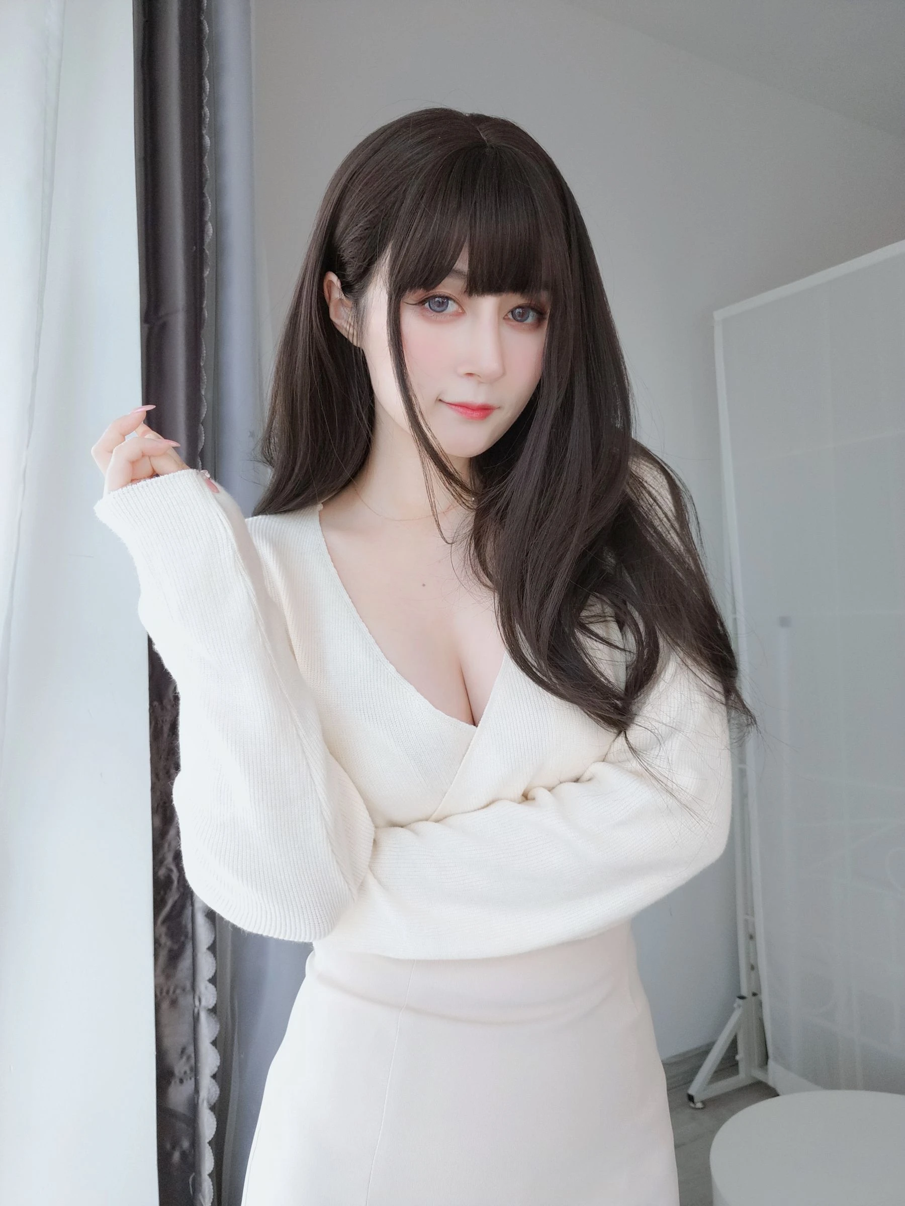 嫩模優雅自然光寫真 – 秋楓自信風格展現獨家 - 27