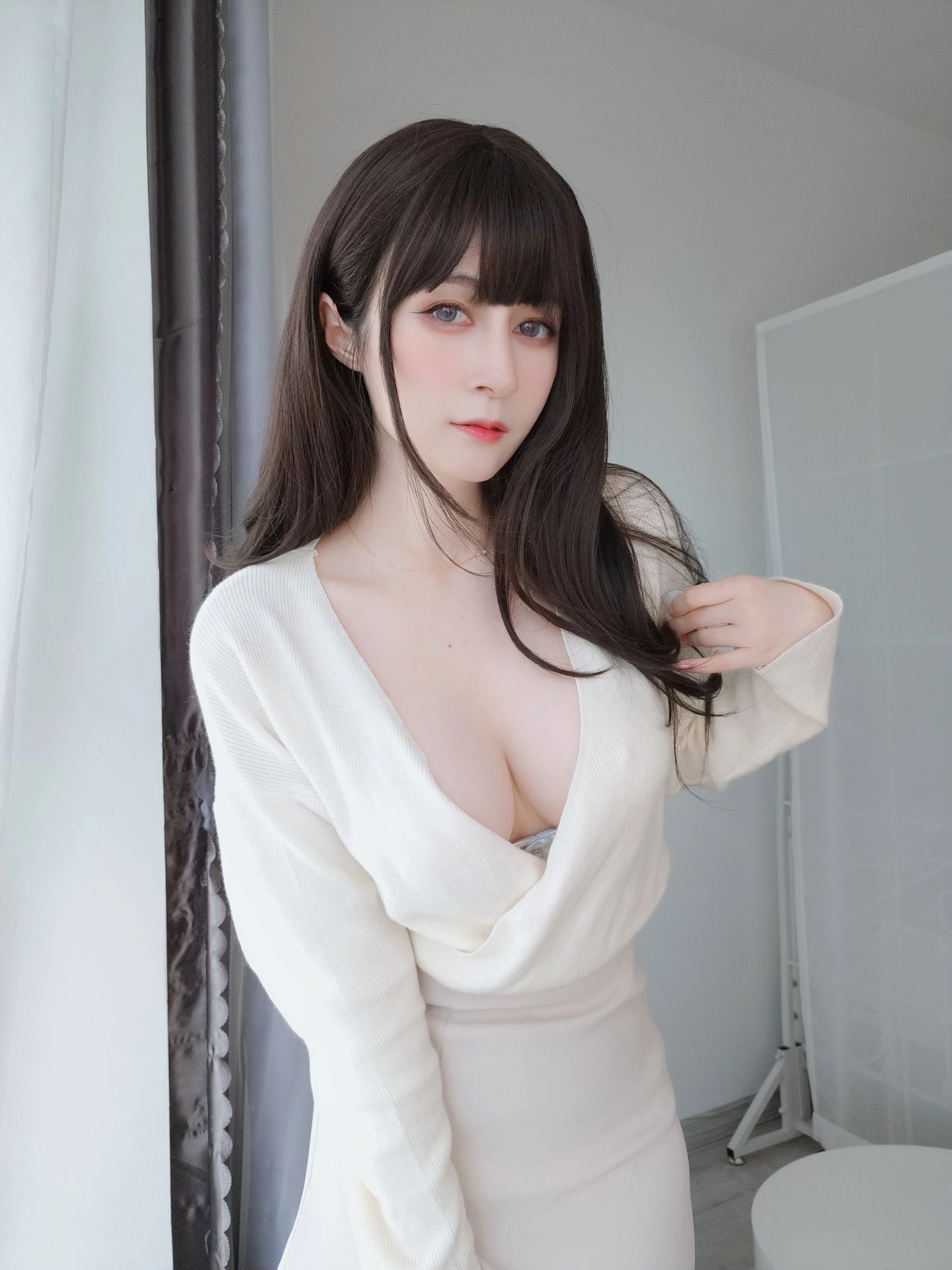 嫩模優雅自然光寫真 – 秋楓自信風格展現獨家 - 32