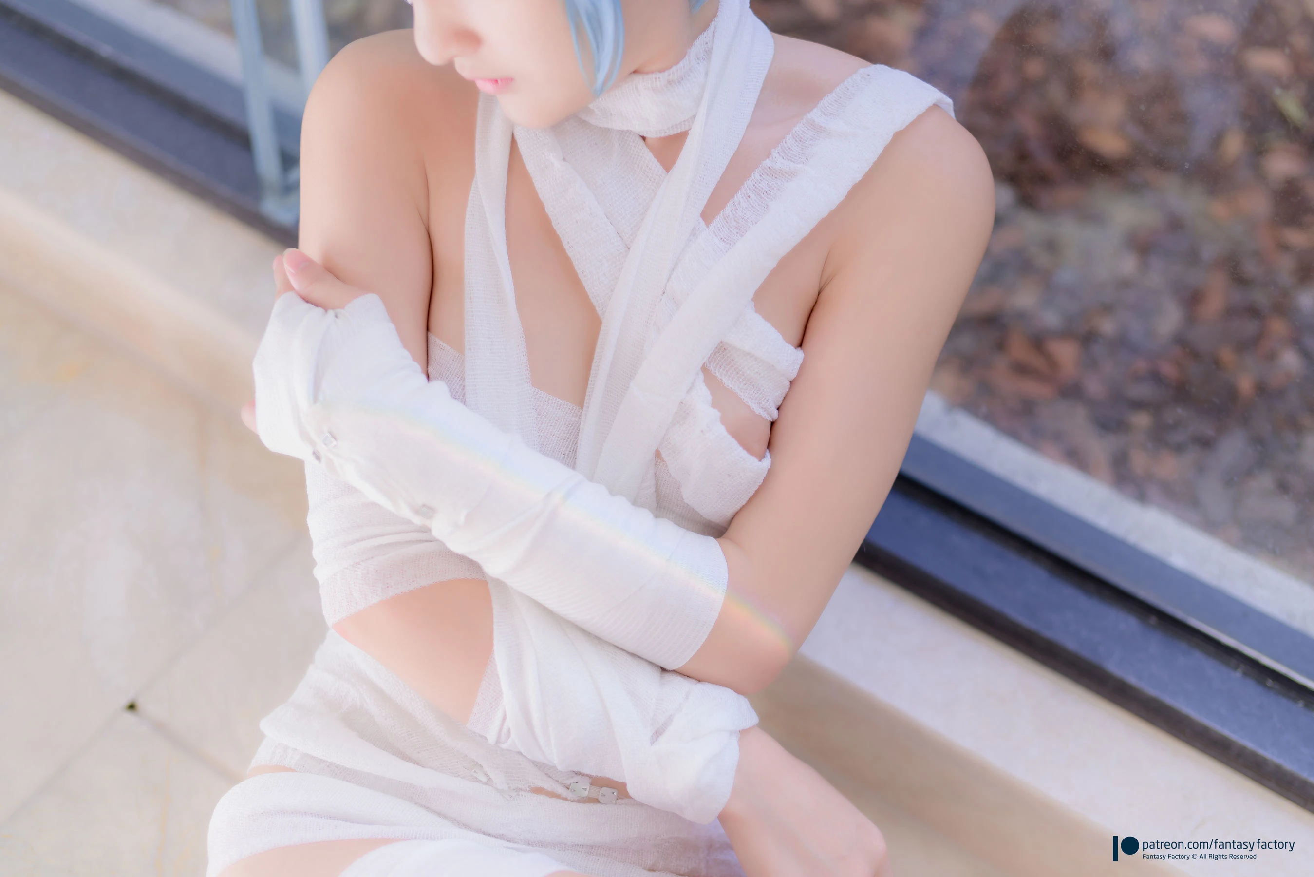 嫩模時尚夜景寫真 – 夏日優雅風格展現珍藏 - 17