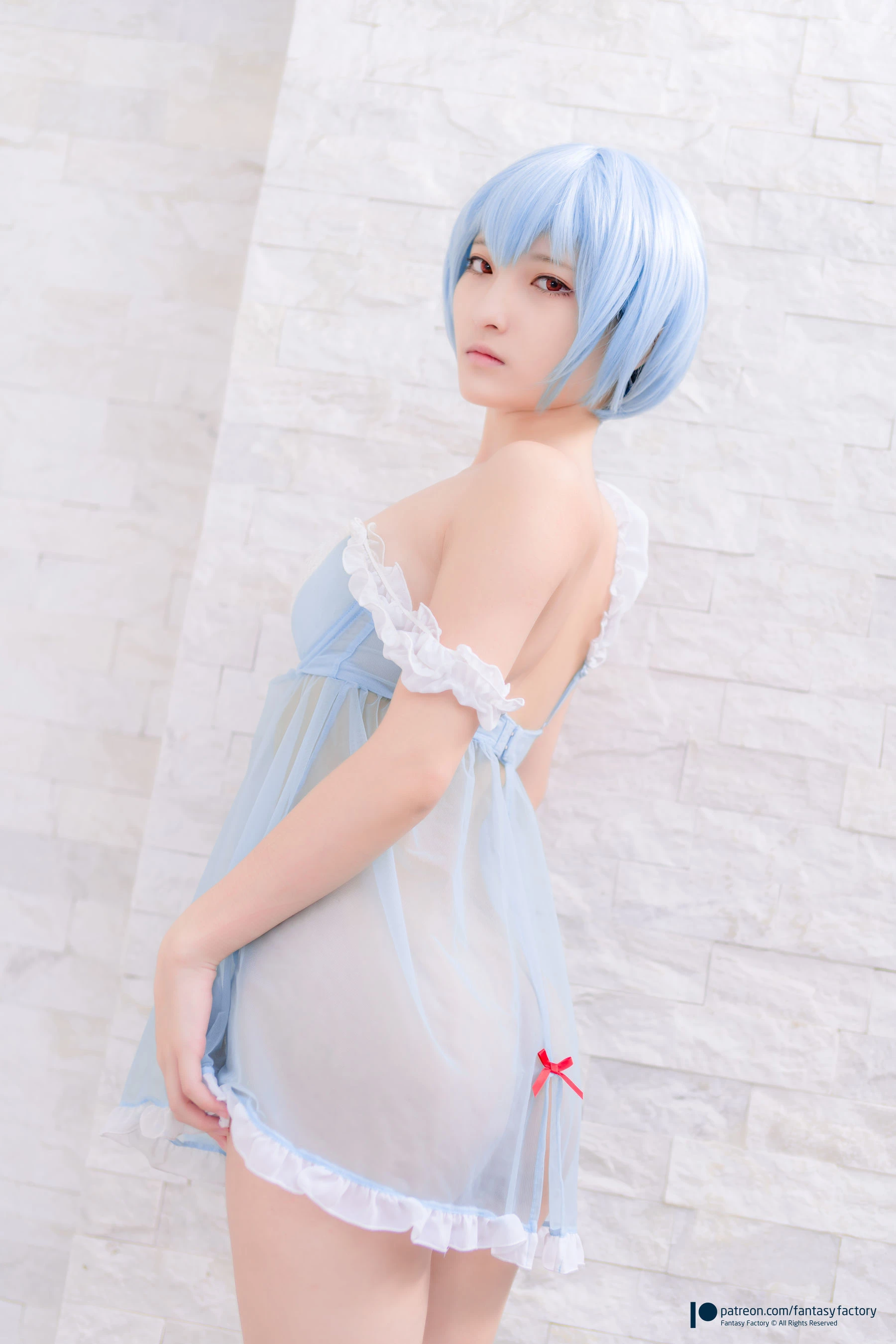 嫩模時尚夜景寫真 – 夏日優雅風格展現珍藏 - 34
