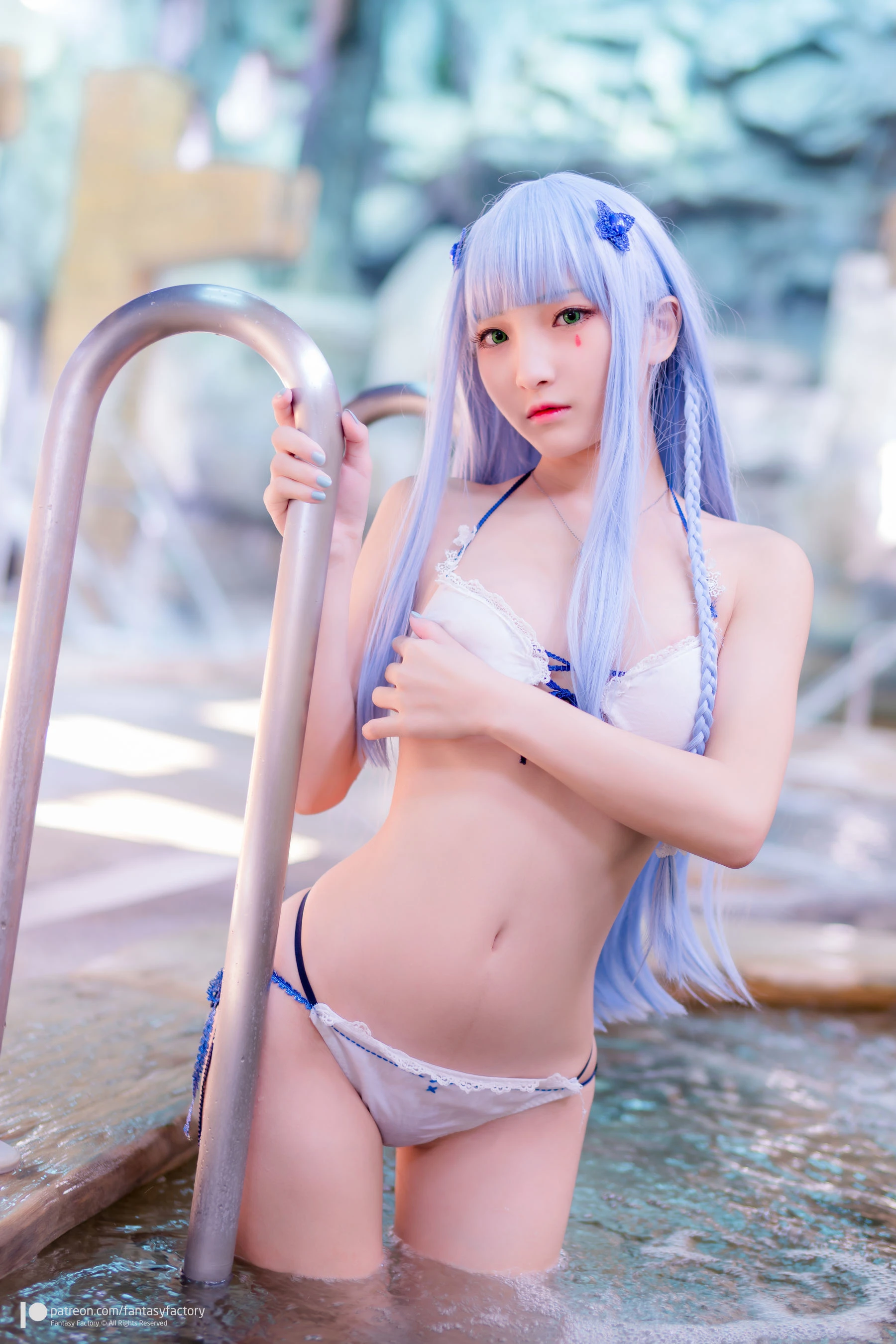 嫩模時尚夜景寫真 – 夏日優雅風格展現珍藏 - 55