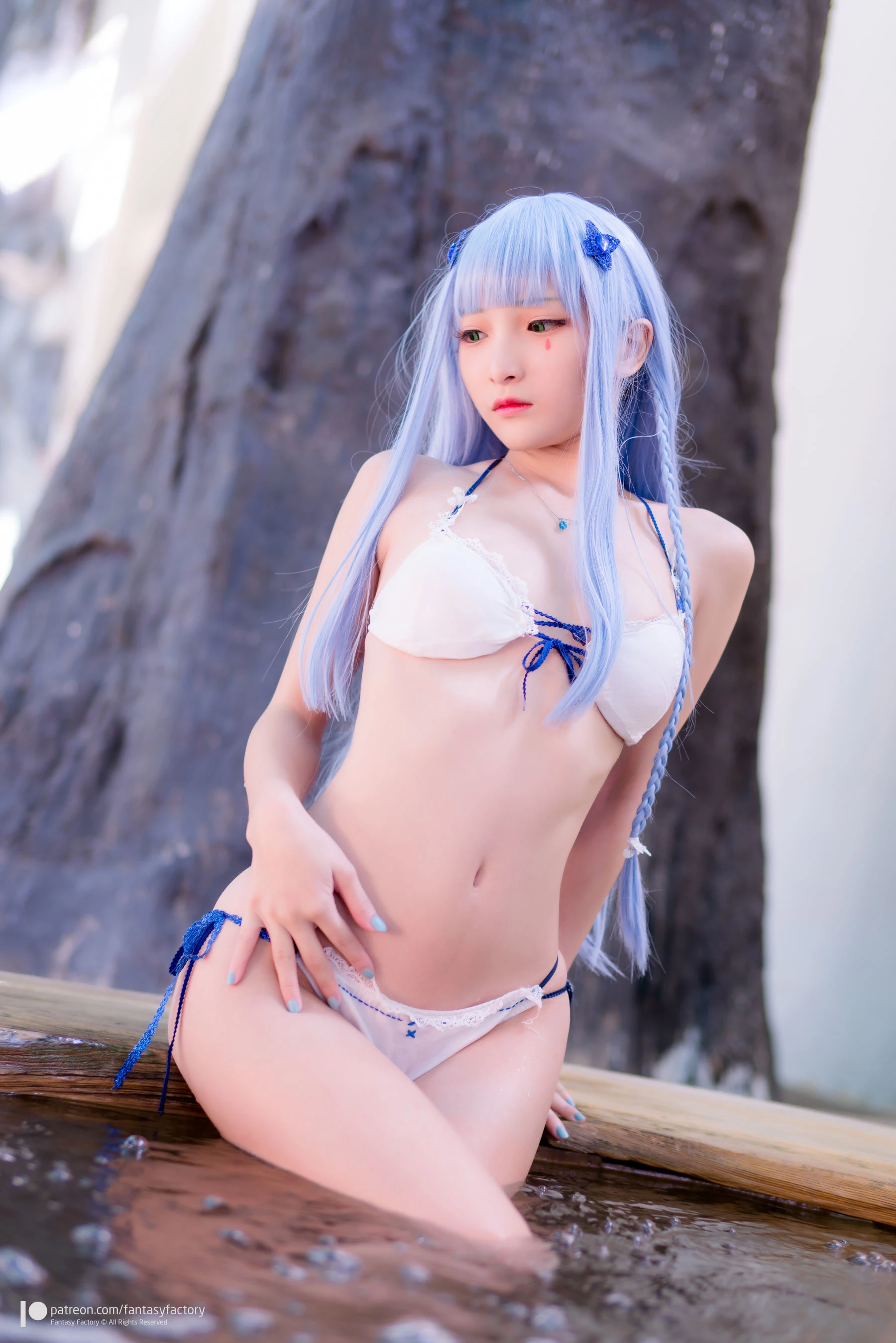 嫩模時尚夜景寫真 – 夏日優雅風格展現珍藏 - 59
