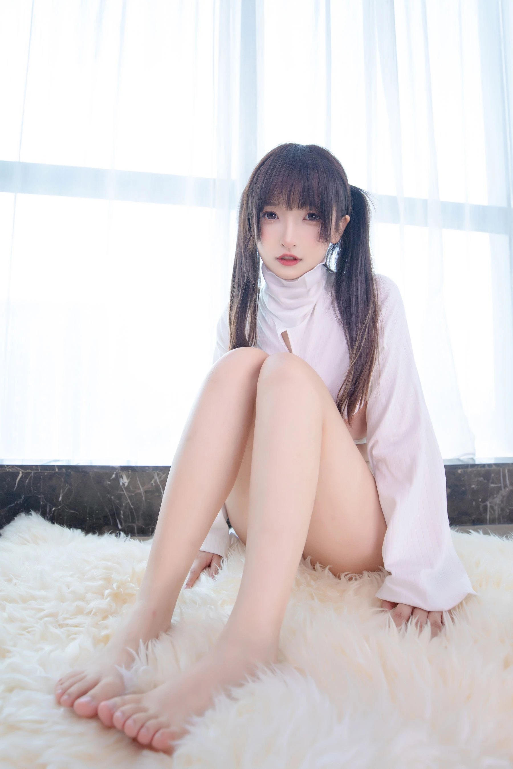 苗慄清晨模特美照 – 清純魅力海邊實錄獨家 - 12