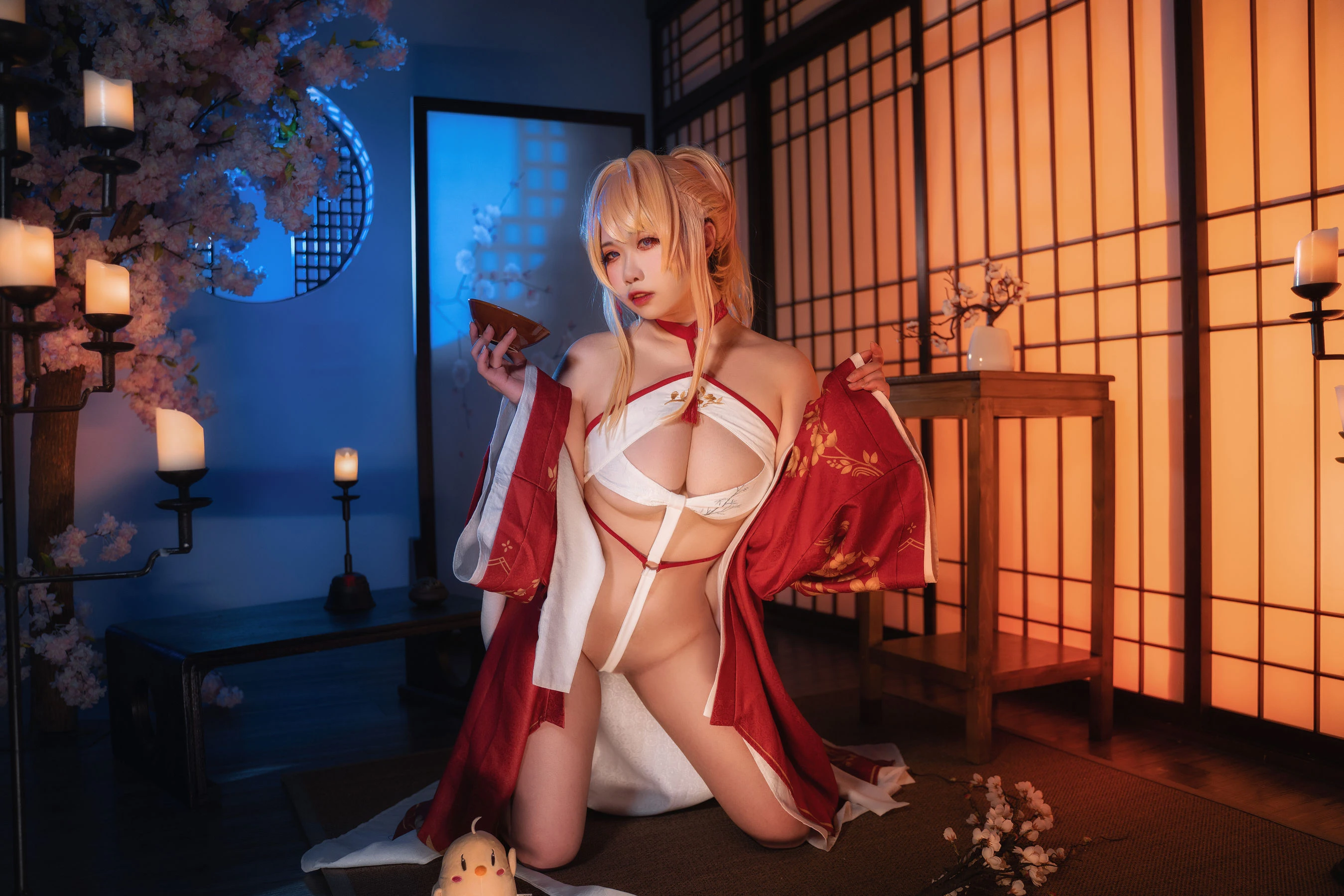 模特優雅夜景寫真 – 雨季神秘風格展現珍藏 - 21