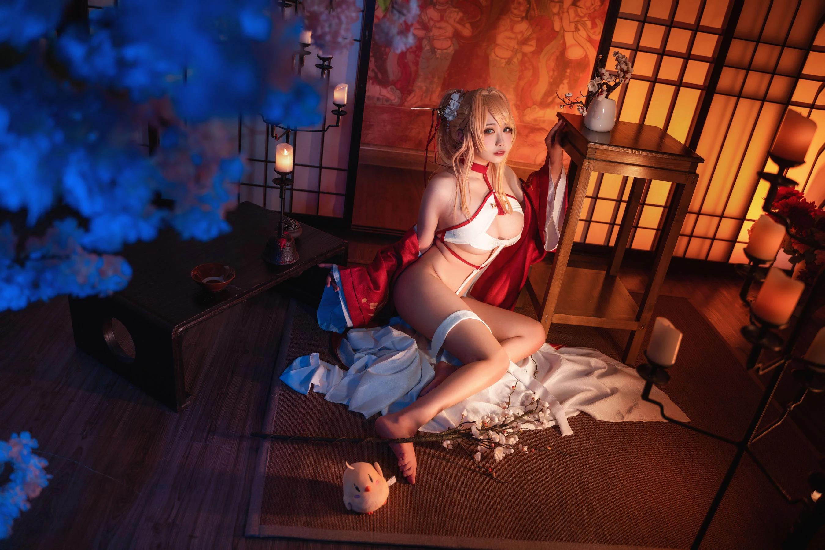 模特優雅夜景寫真 – 雨季神秘風格展現珍藏 - 22