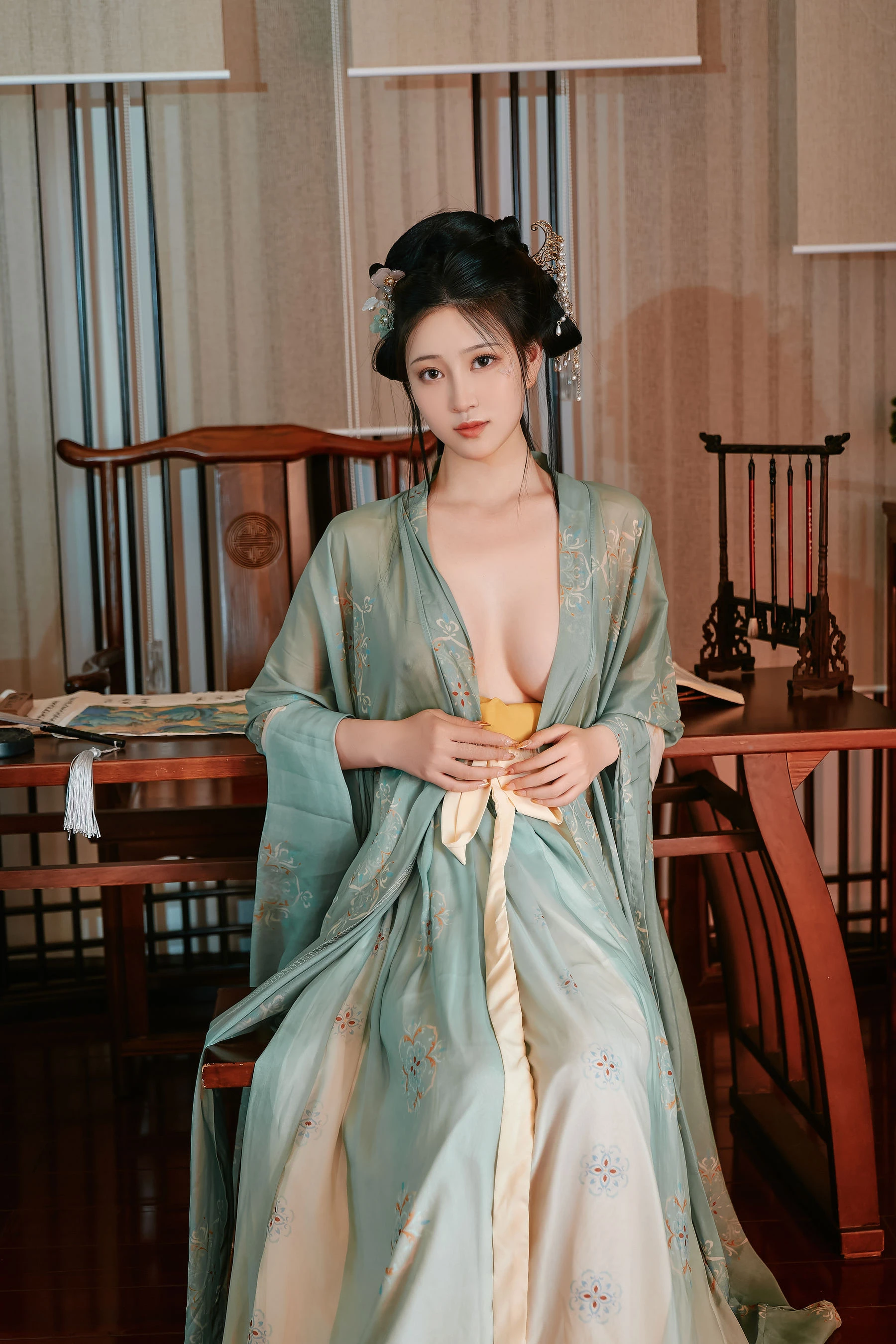 台南清晨校花美照 – 甜美魅力攝影棚實錄限量 - 3