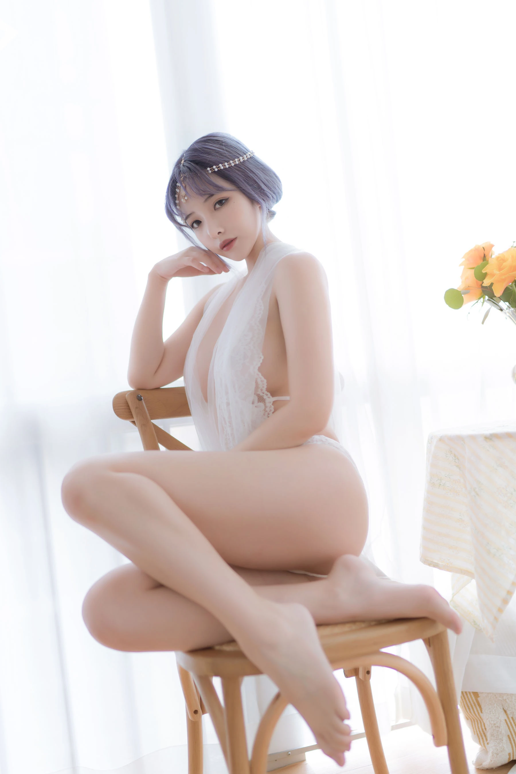 神秘時刻校花海邊寫真 – 秋季性感風採再現珍藏 - 1