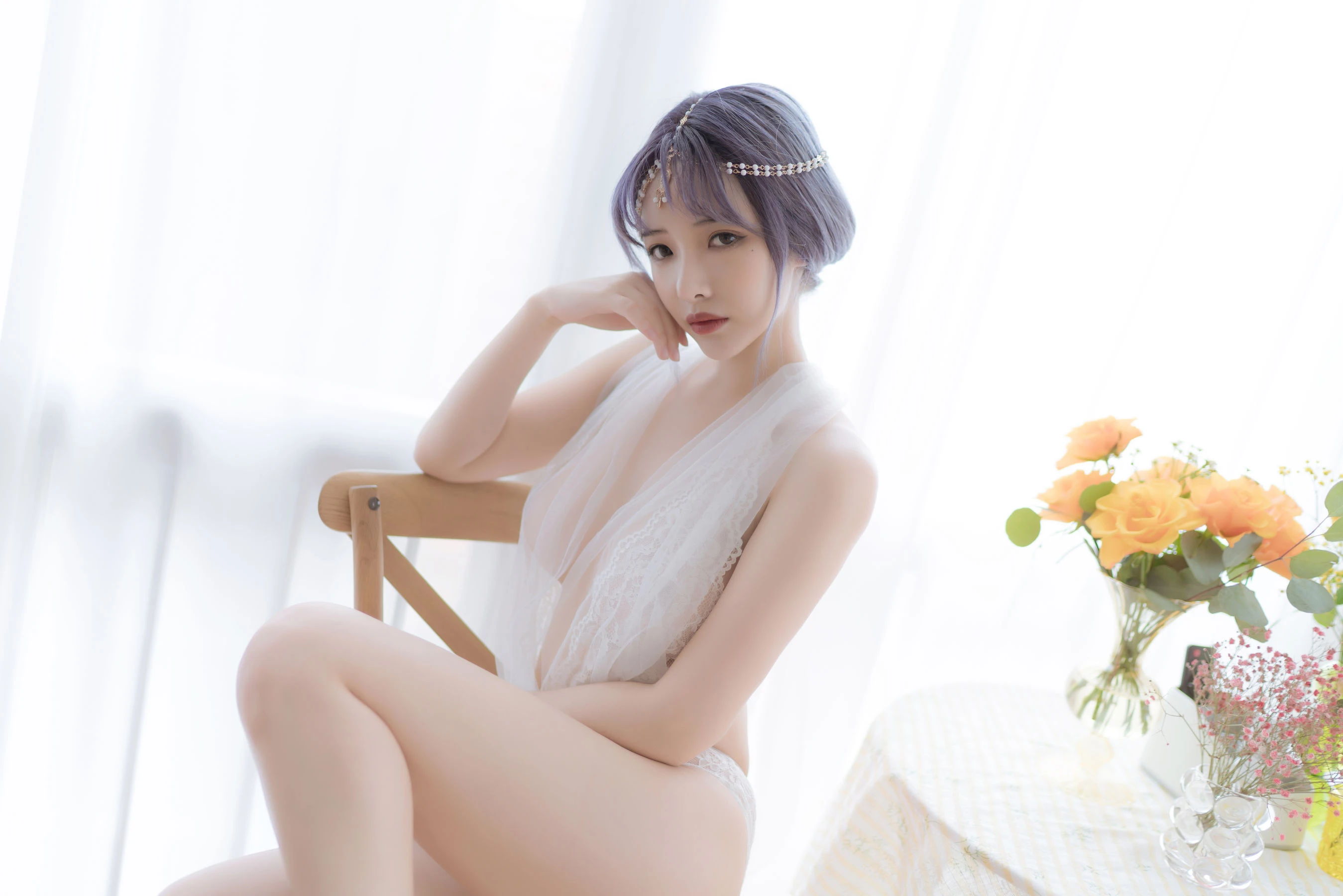 神秘時刻校花海邊寫真 – 秋季性感風採再現珍藏 - 4