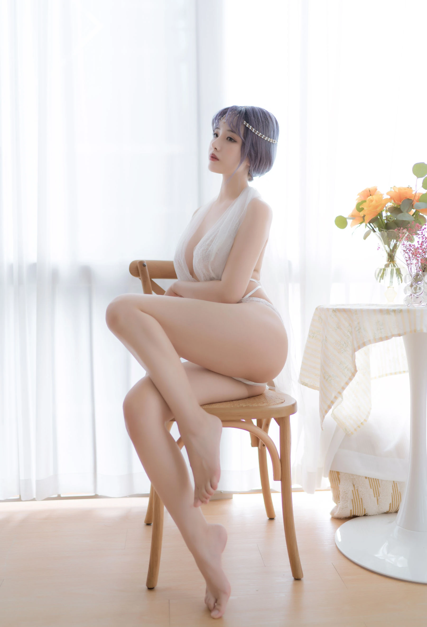 神秘時刻校花海邊寫真 – 秋季性感風採再現珍藏 - 8