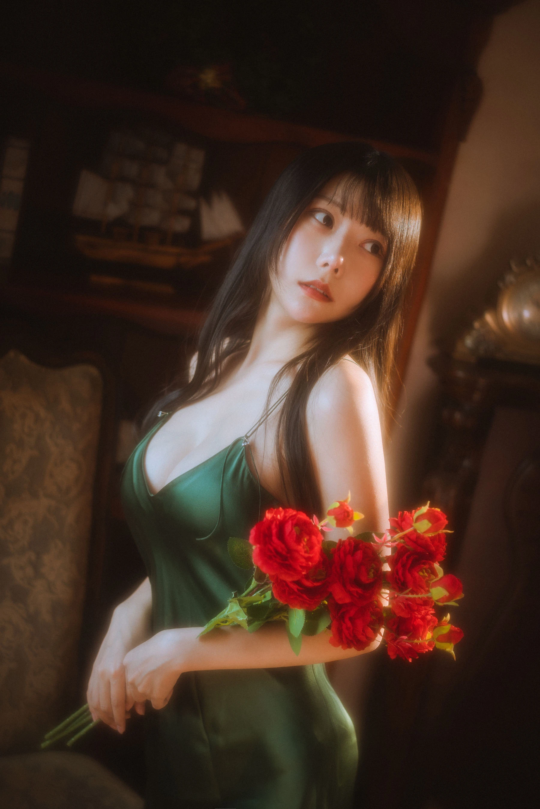 苗慄夜晚模特美照 – 甜美魅力街拍實錄限量 - 15