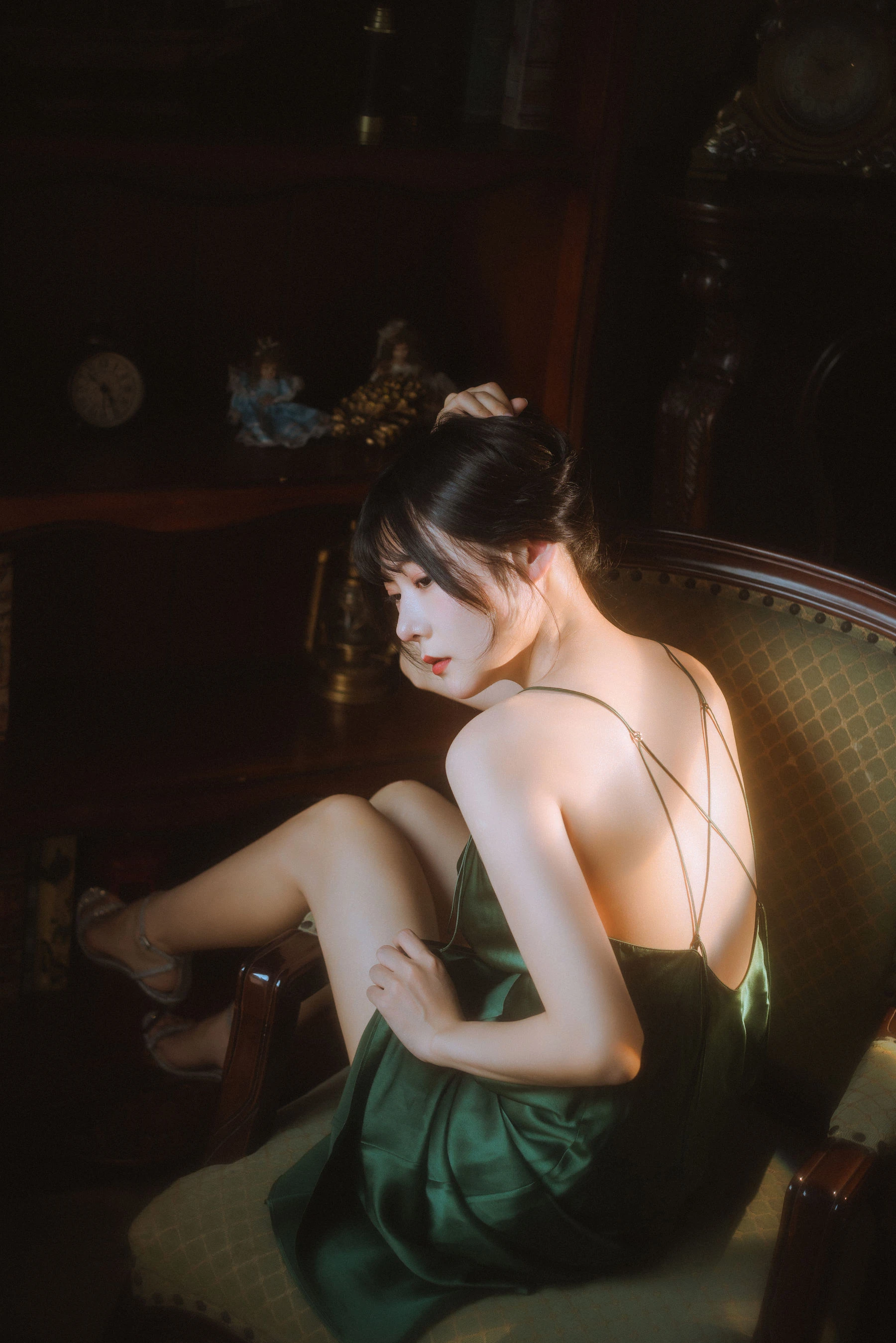 苗慄夜晚模特美照 – 甜美魅力街拍實錄限量 - 17
