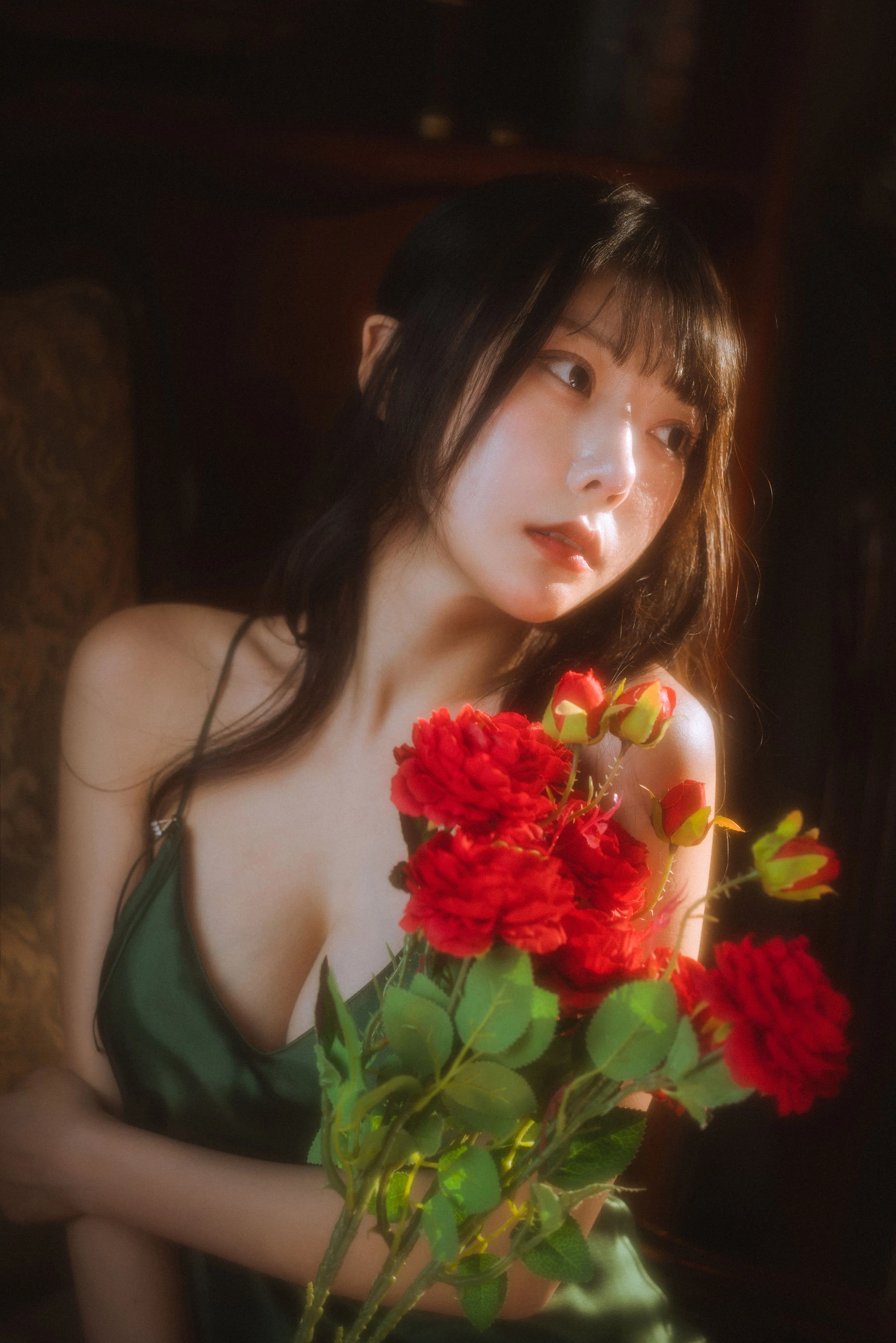 苗慄夜晚模特美照 – 甜美魅力街拍實錄限量 - 20