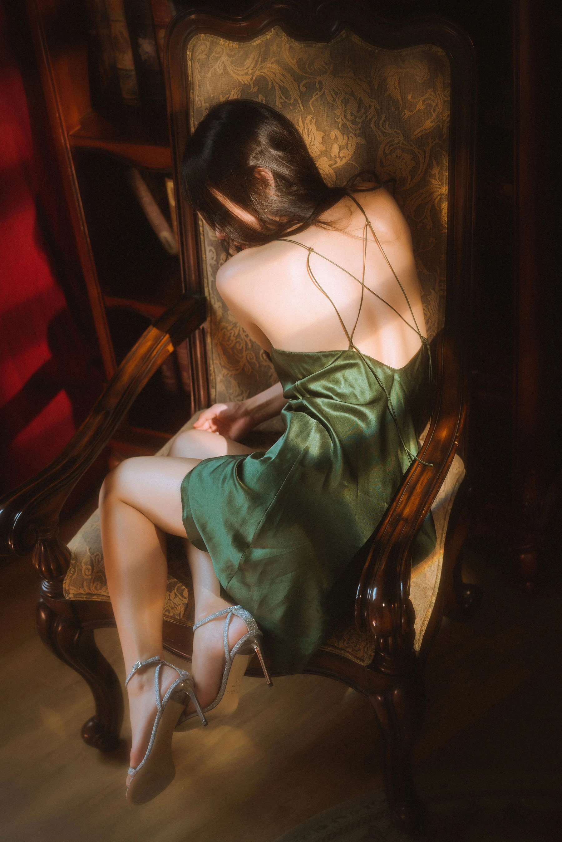 苗慄夜晚模特美照 – 甜美魅力街拍實錄限量 - 26