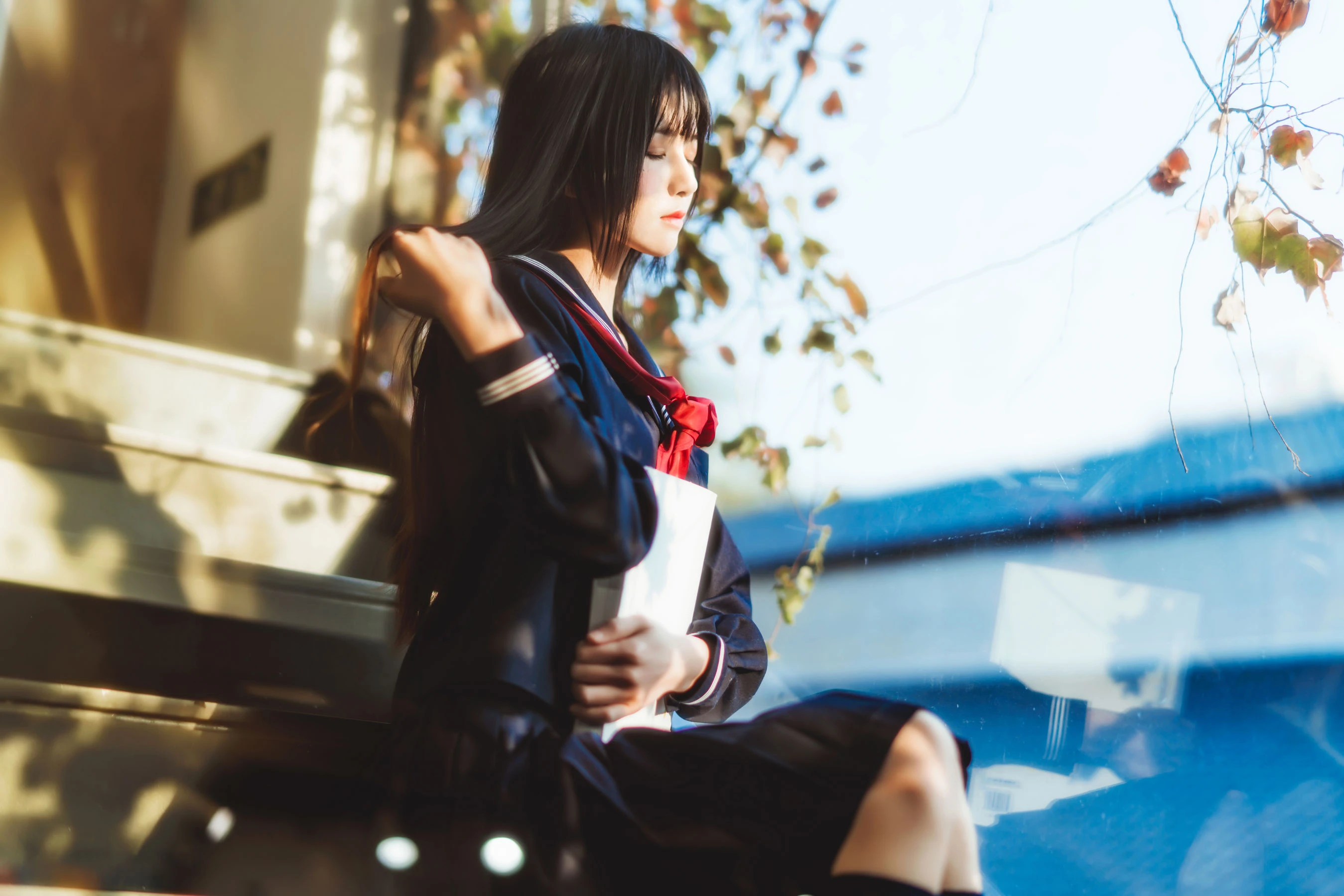 激情時刻校花攝影棚寫真 – 櫻花季火辣風採再現限量 - 6