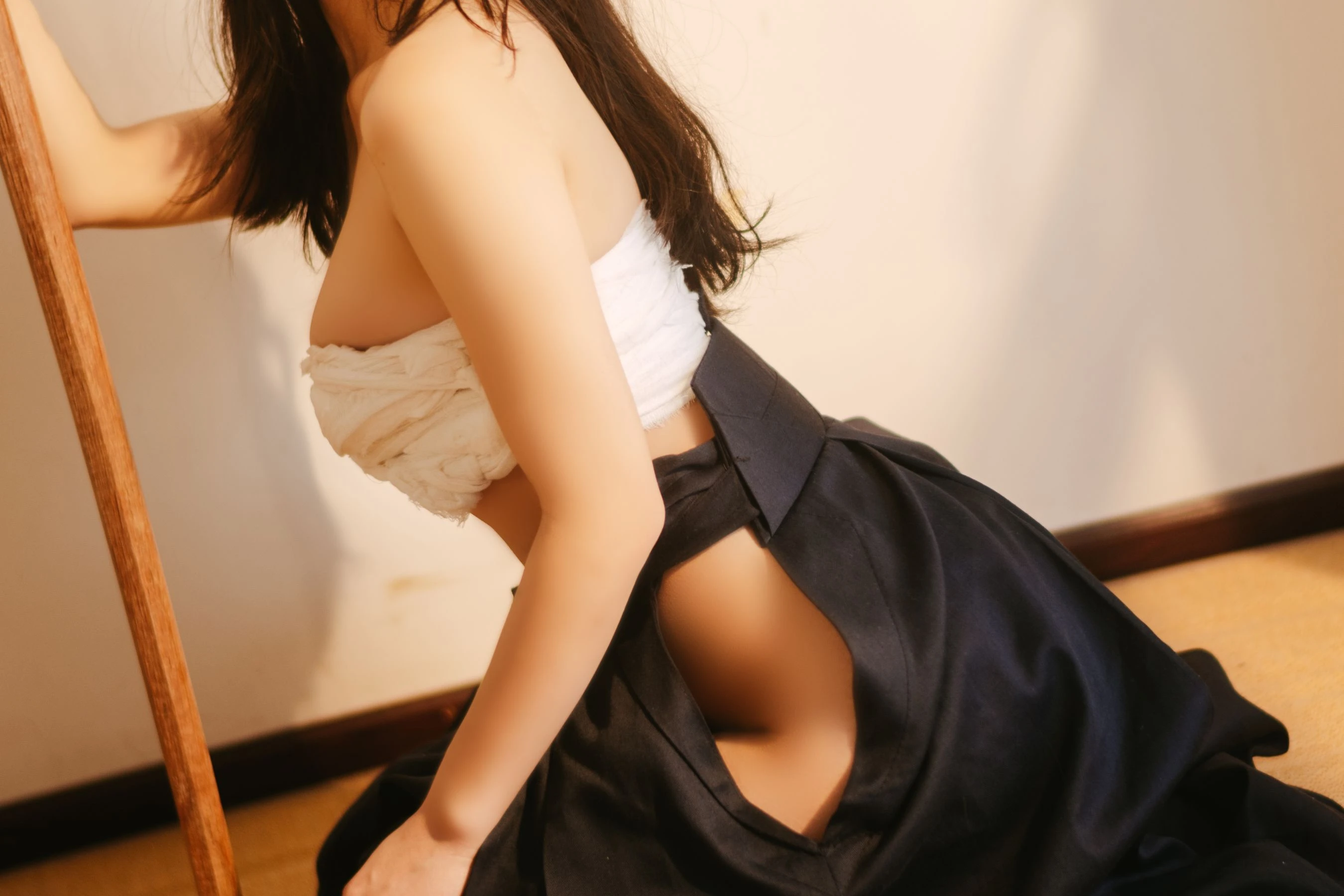 空姐甜美戶外寫真 – 冬季優雅風格展現獨家 - 1