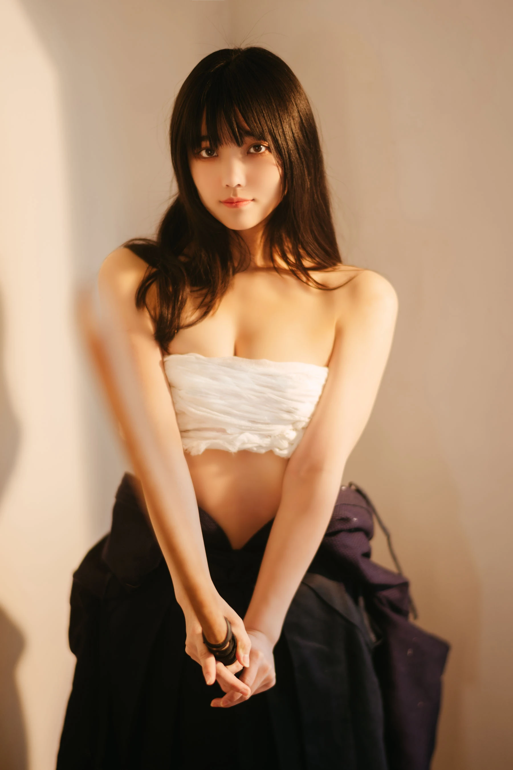 空姐甜美戶外寫真 – 冬季優雅風格展現獨家 - 16