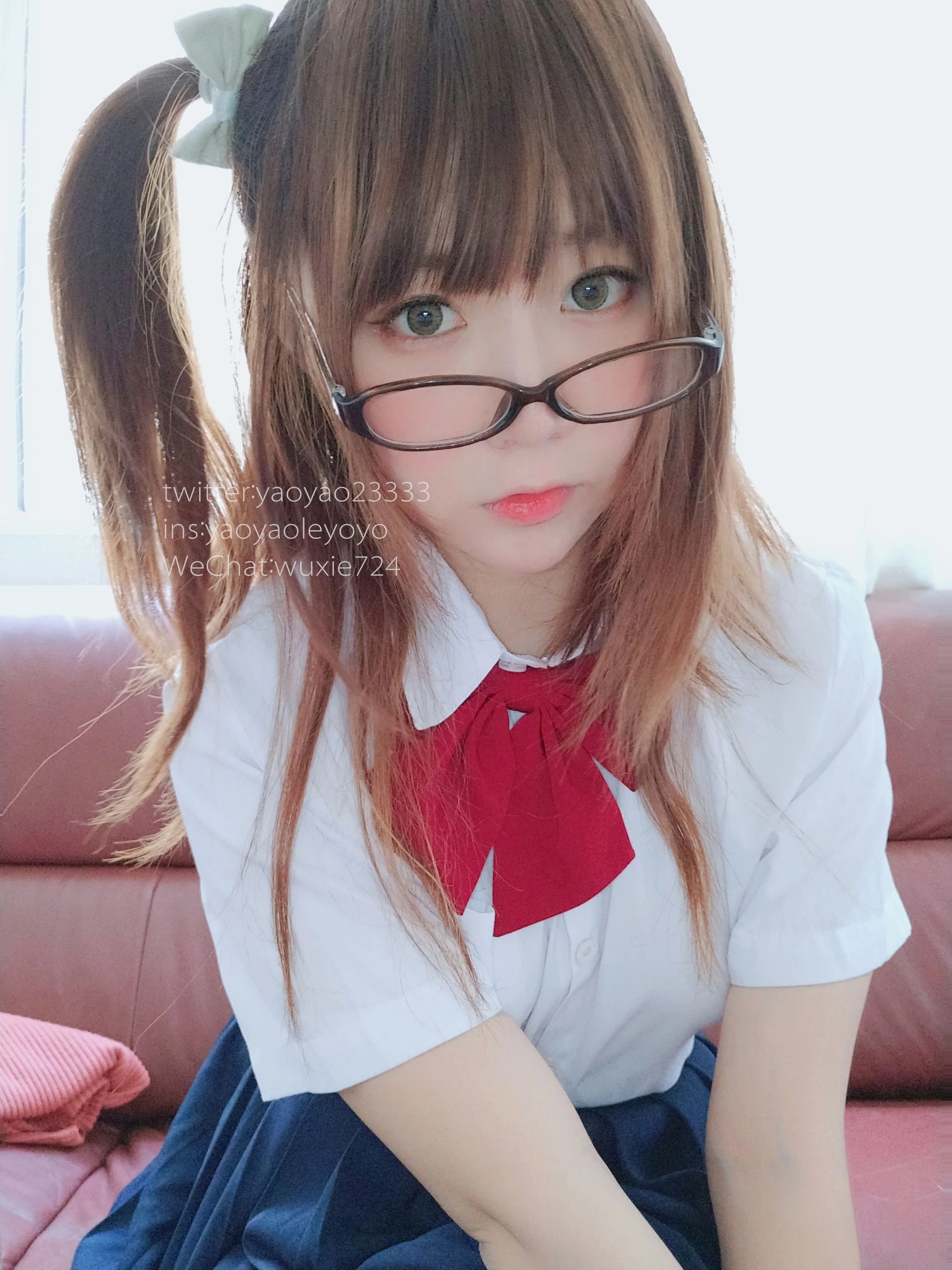 空姐甜美自然光寫真 – 冬季神秘風格展現限量 - 12