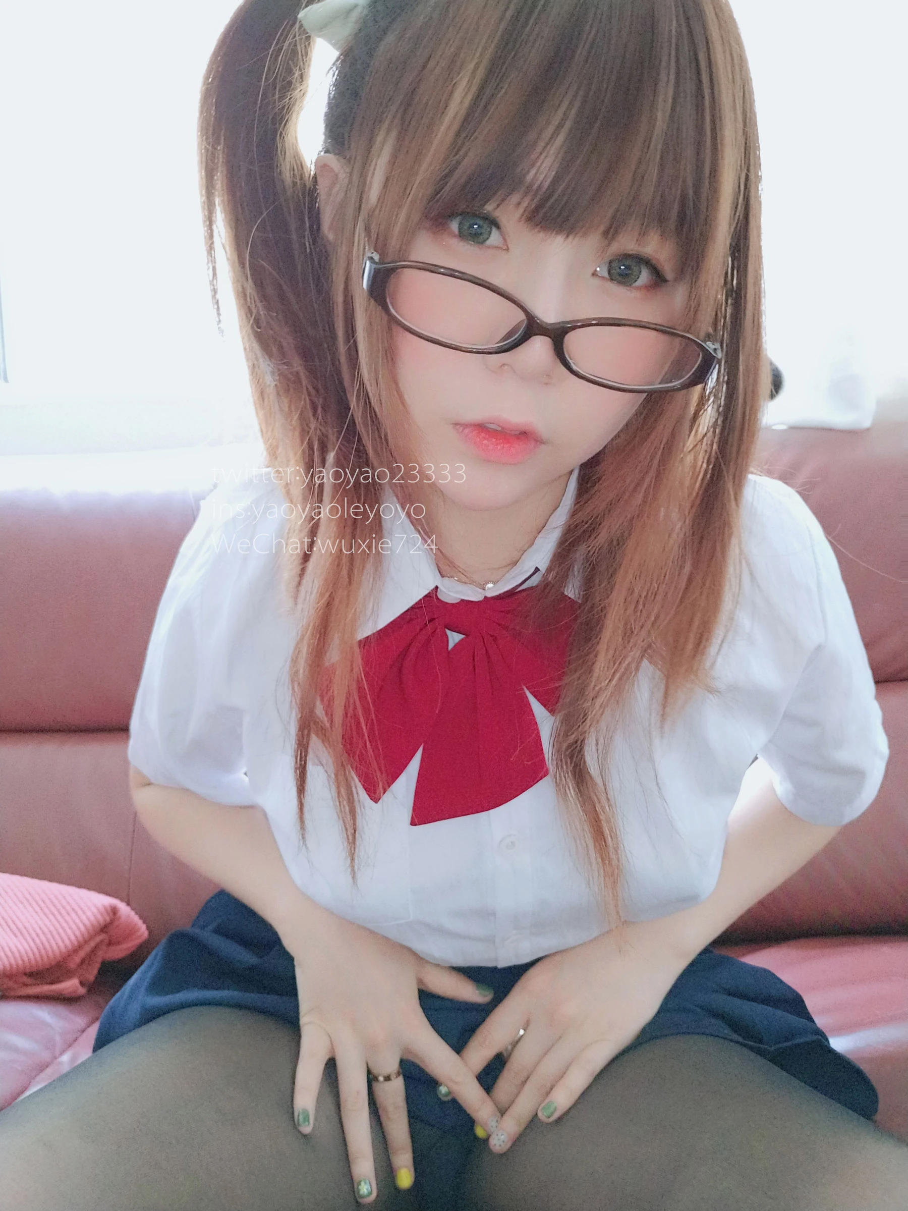 空姐甜美自然光寫真 – 冬季神秘風格展現限量 - 18