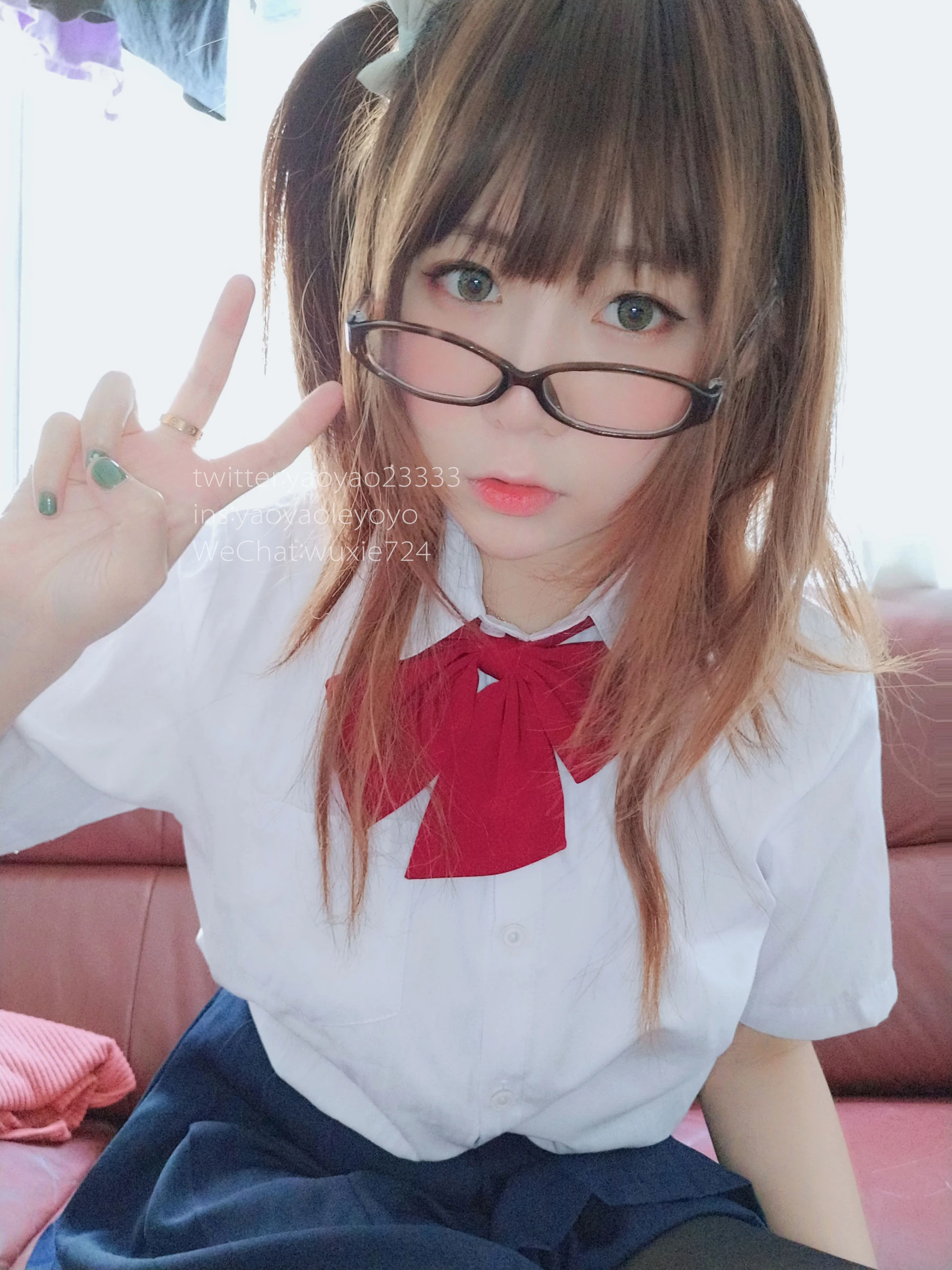 空姐甜美自然光寫真 – 冬季神秘風格展現限量 - 6