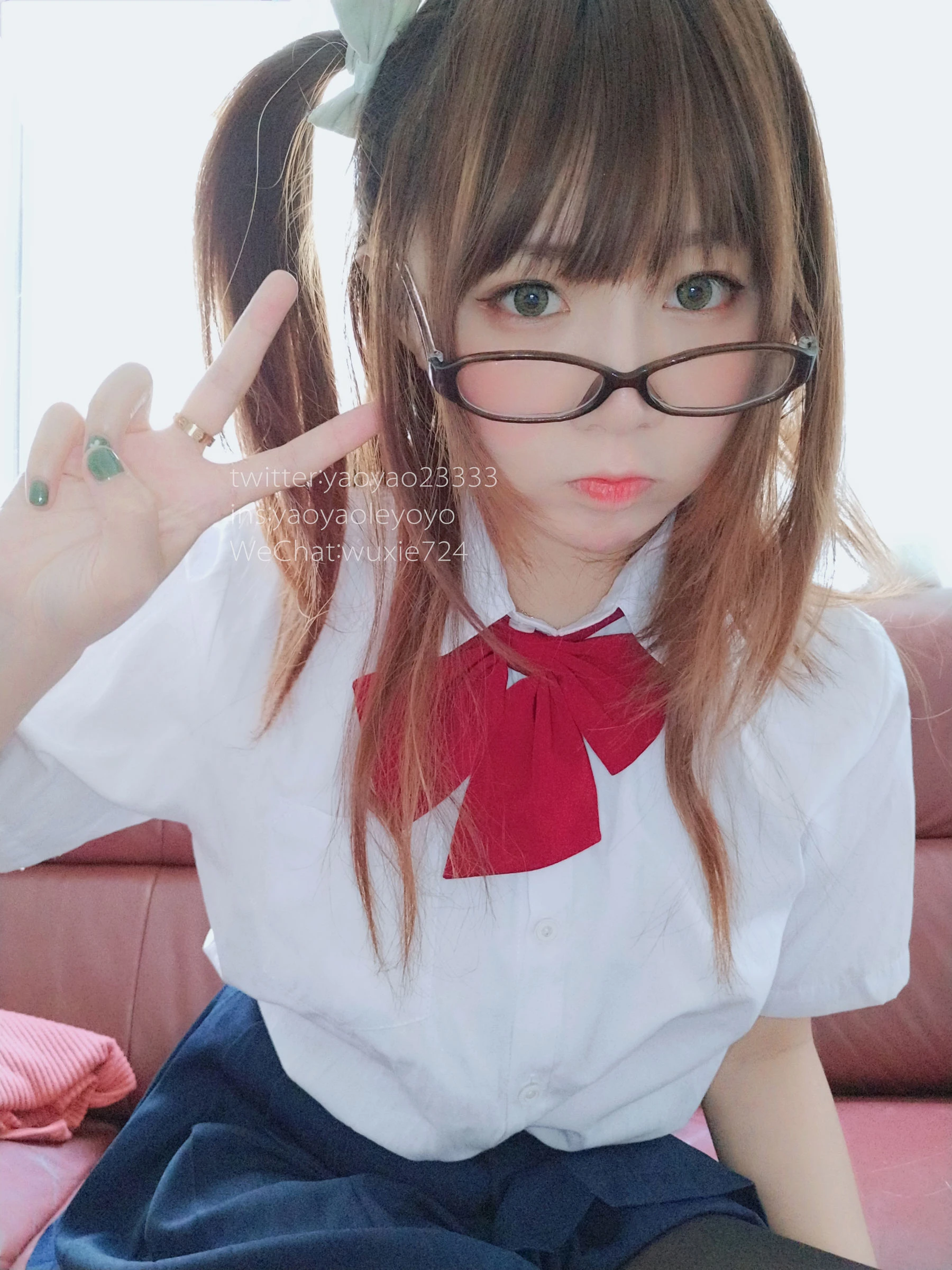 空姐甜美自然光寫真 – 冬季神秘風格展現限量 - 7