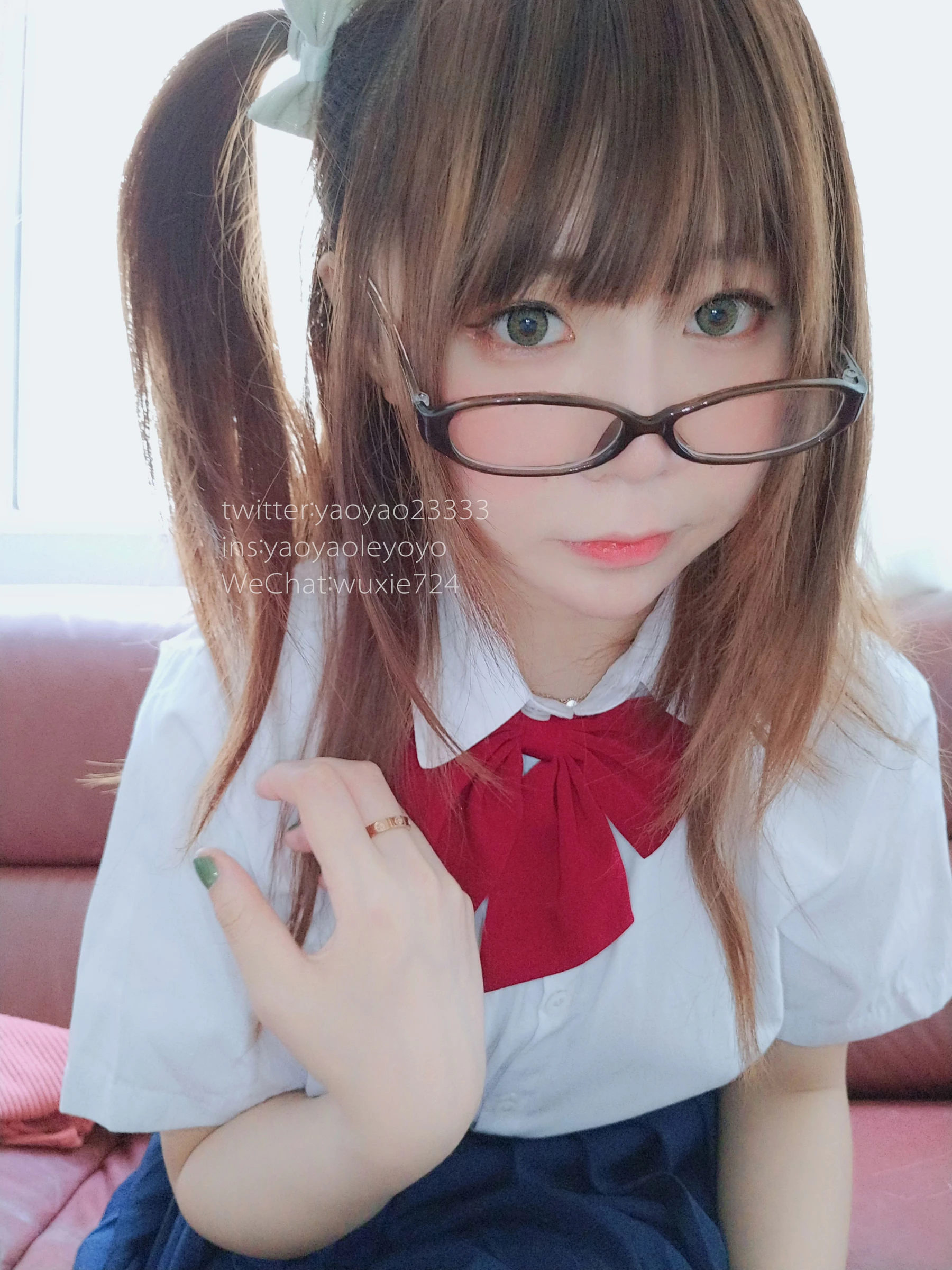 空姐甜美自然光寫真 – 冬季神秘風格展現限量 - 9